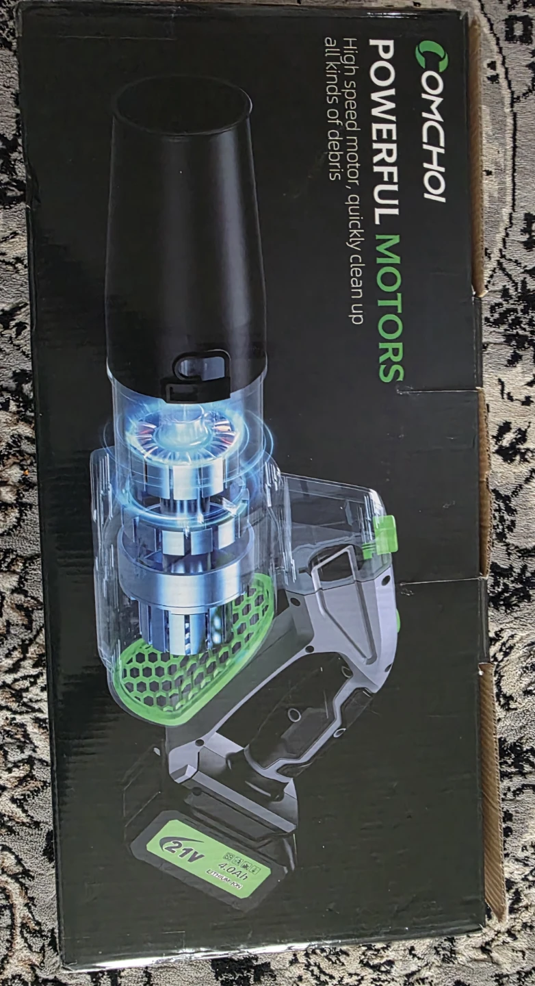 COMCHOI 21V Cordless Leaf Blower - photo 4