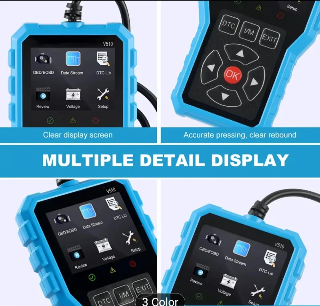 V510 OBDII Car Diagnostic Scanner Tool - photo 3