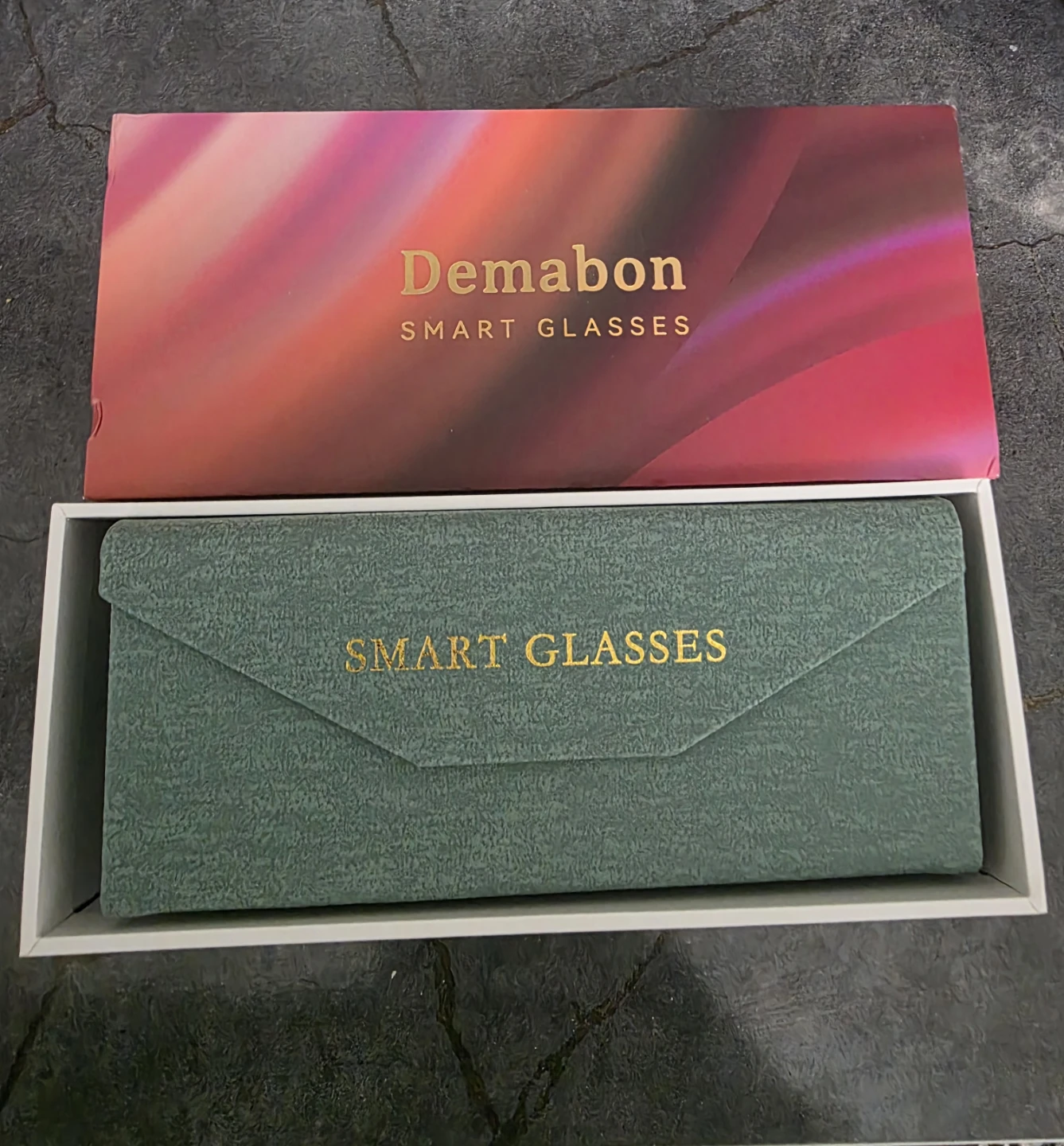Demabon Smart Glasses with Case and Box