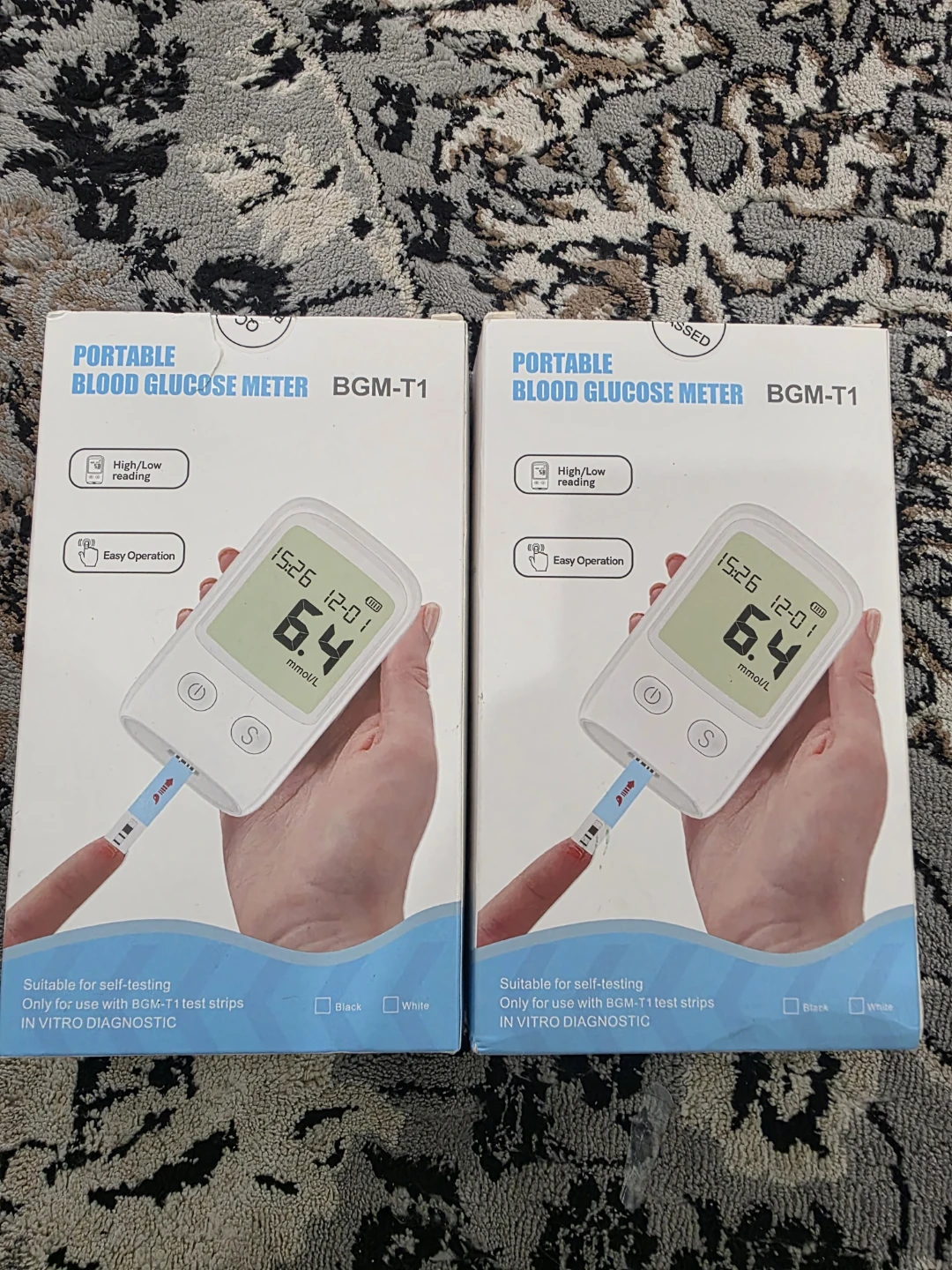 Portable Blood Glucose Meter BGM-T1