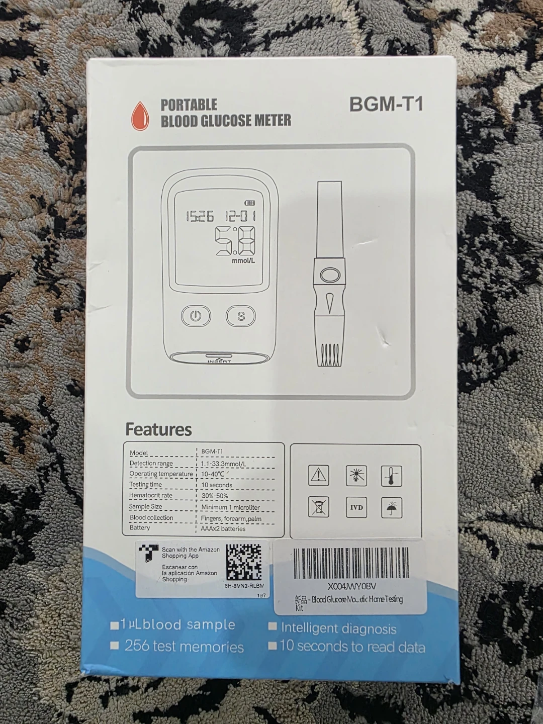 Portable Blood Glucose Meter BGM-T1 - photo 4