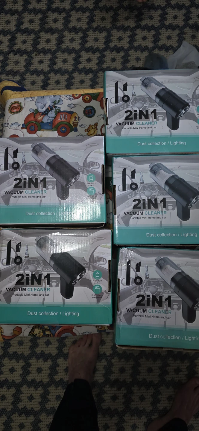 2-in-1 Portable Mini Vacuum Cleaner for Home and Car