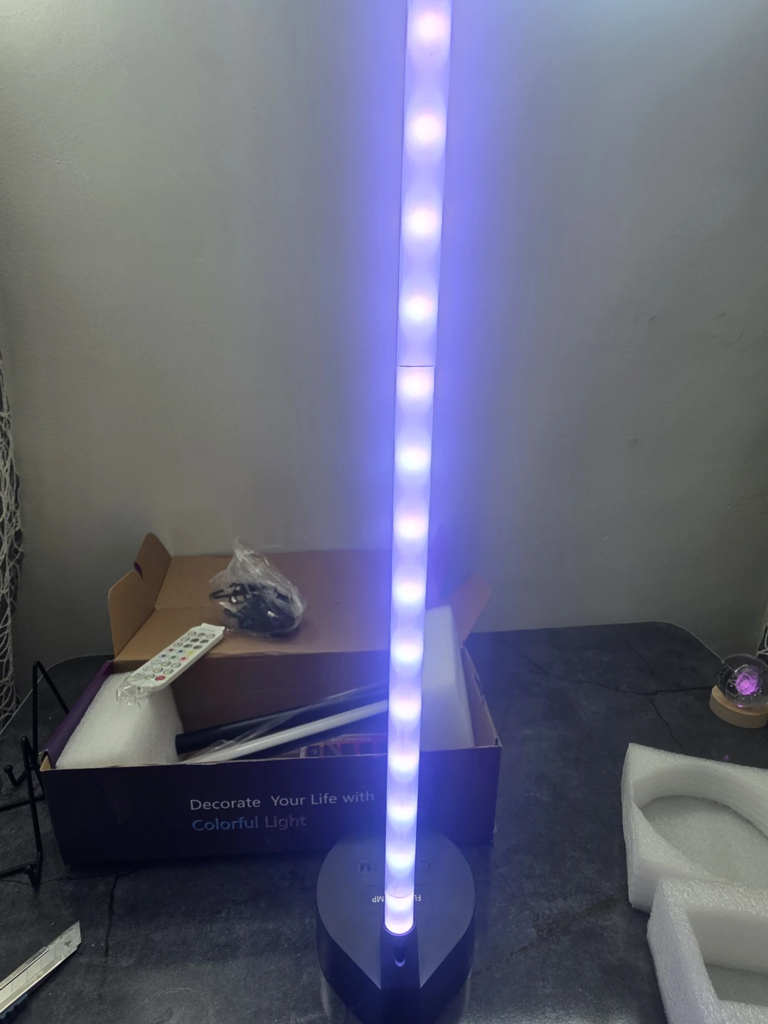 Modern LED Floor Lamp with Remote Control - photo 3