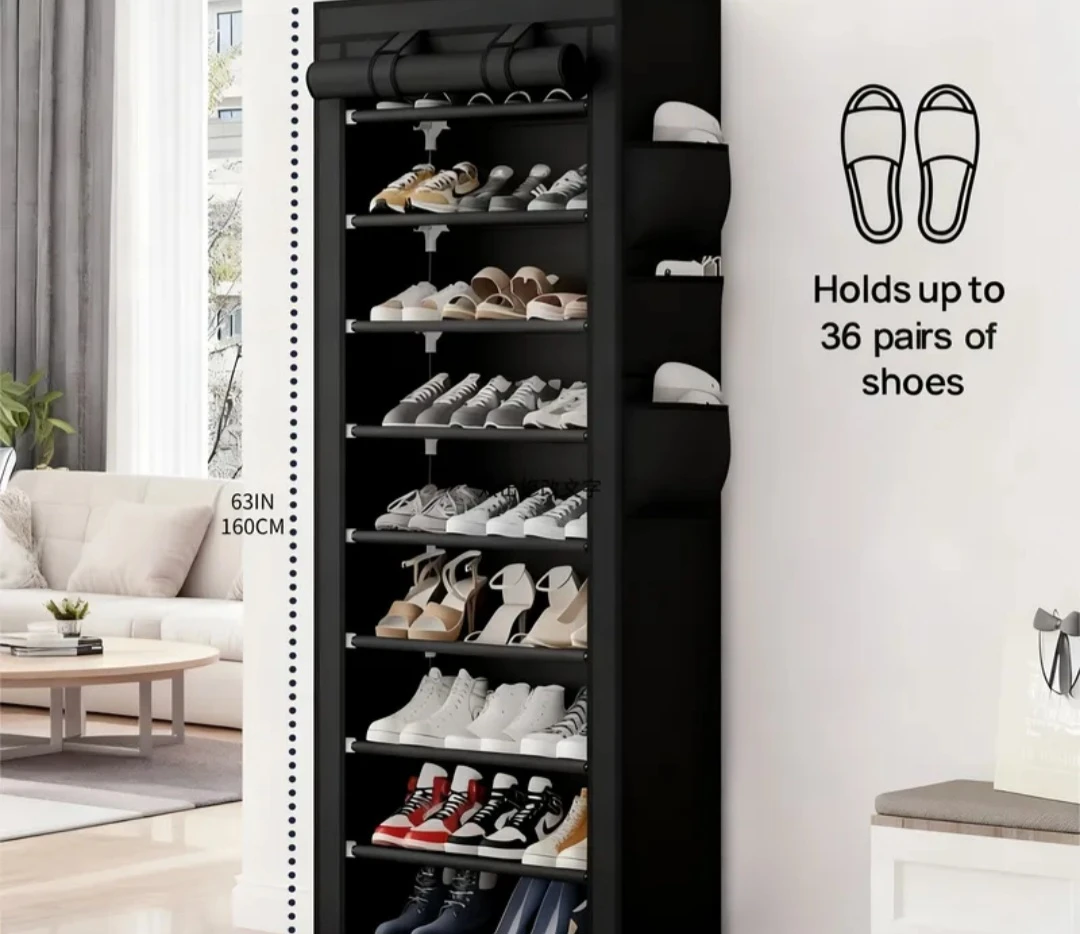 10-Tier Shoe Rack Organizer - photo 3