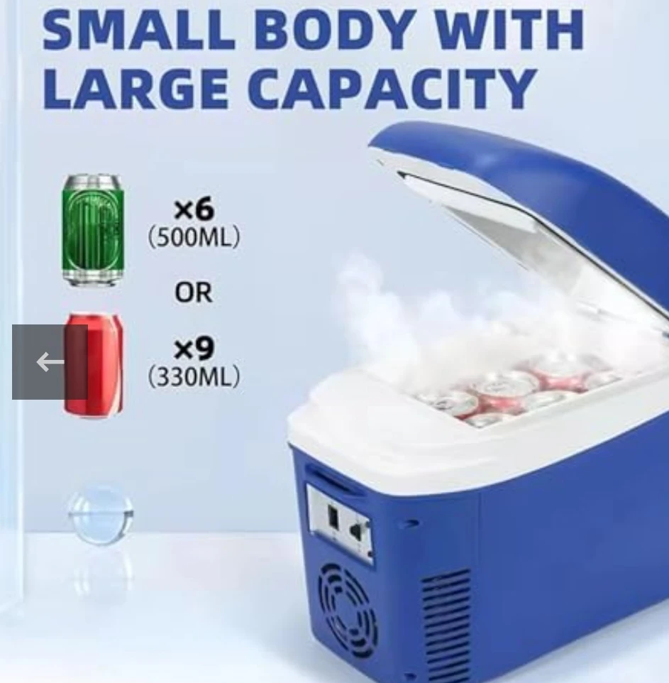 Portable 2-in-1 Car Fridge (Cooler & Warmer) - 7.5L - Brand New - photo 3