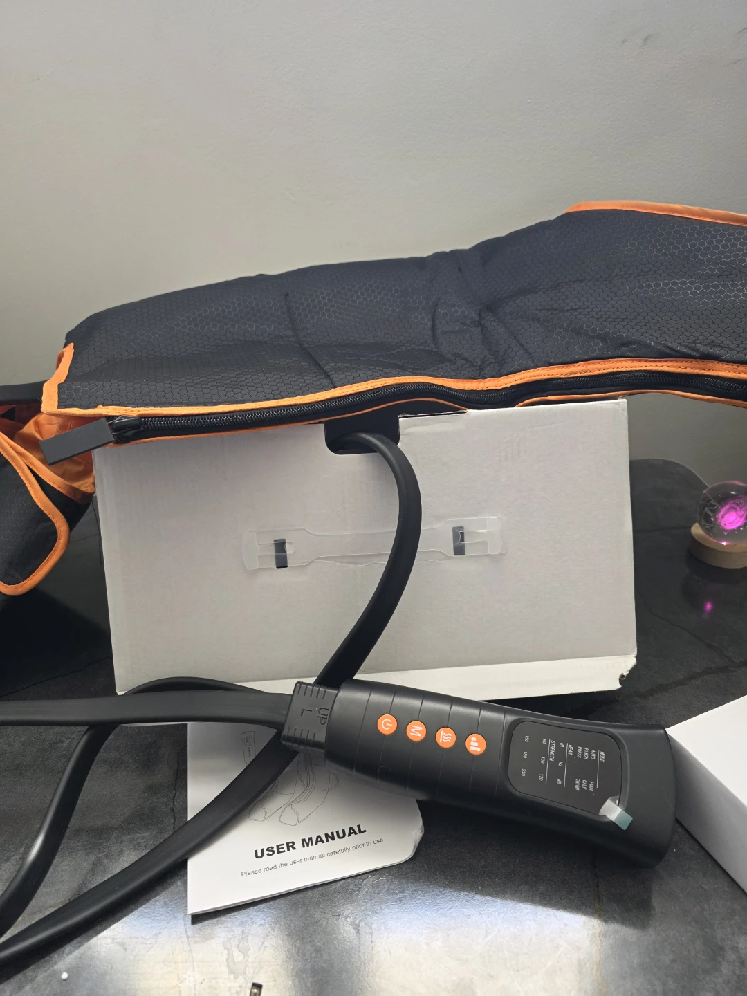 Air Compression Leg Massager with Heat - photo 5