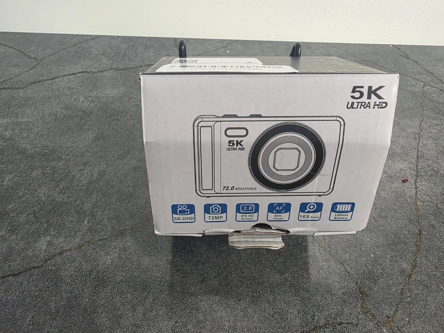 5K Ultra HD Digital Camera - 72.0MP Compact   with 16X Zoom