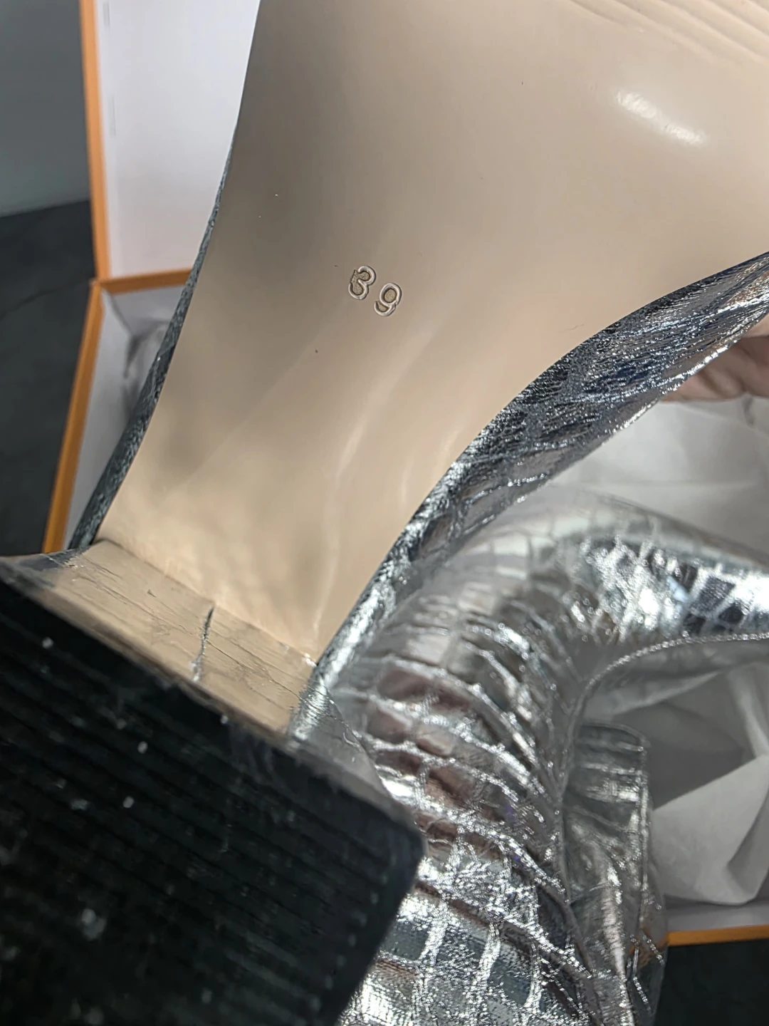 Silver Metallic Boots - photo 4