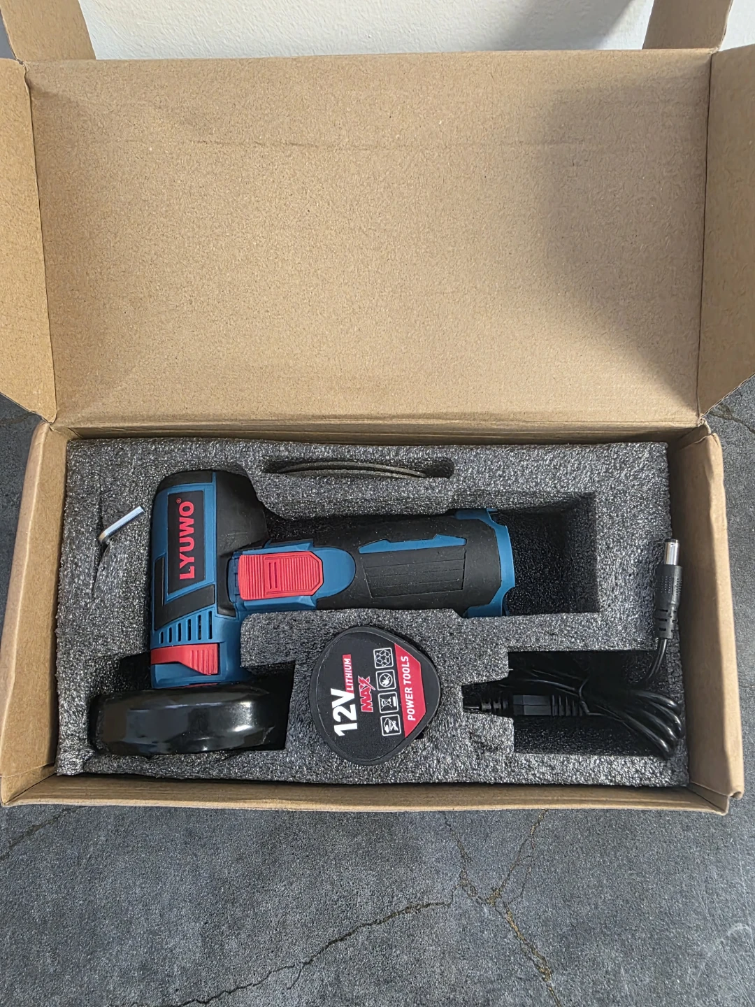 12V Lithium-Ion Rechargeable Mini Angle Grinder
