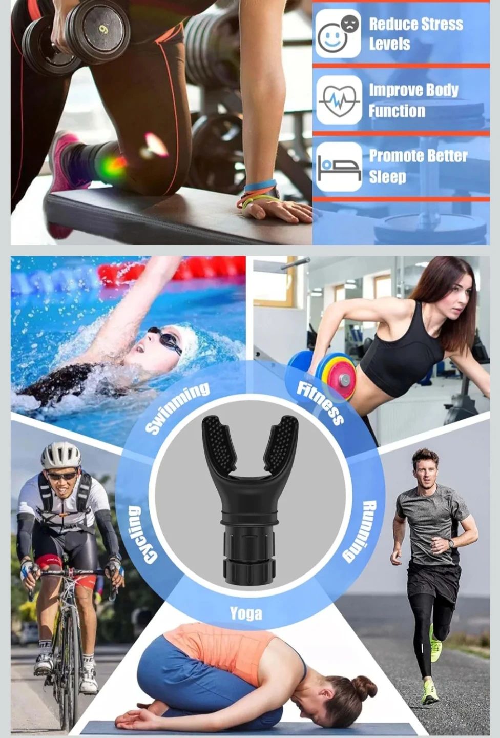 Endurance Breathing Trainer Sports Lung Exerciser (New) - photo 3