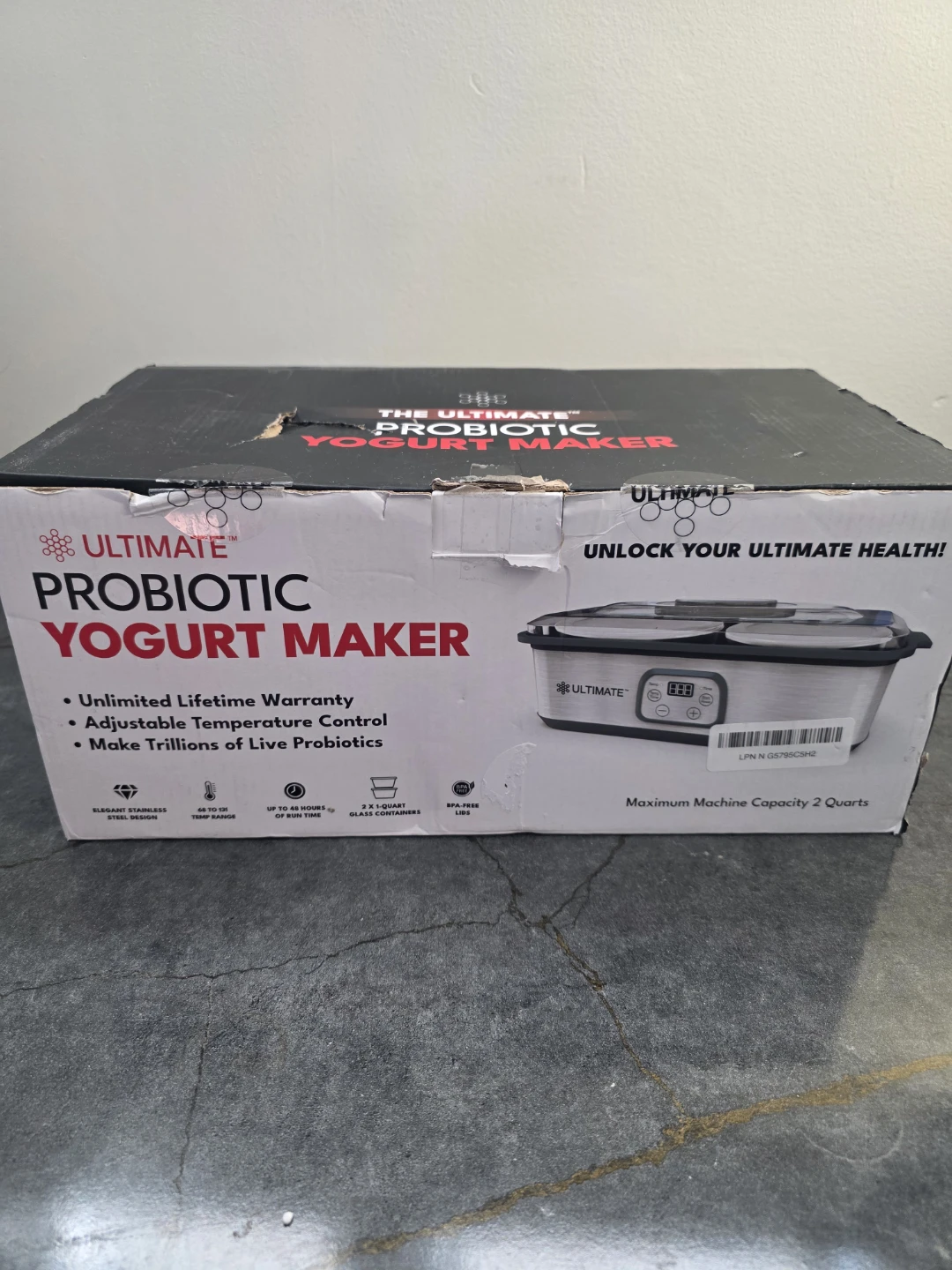 Ultimate Probiotic Yogurt Maker - 2 Quarts