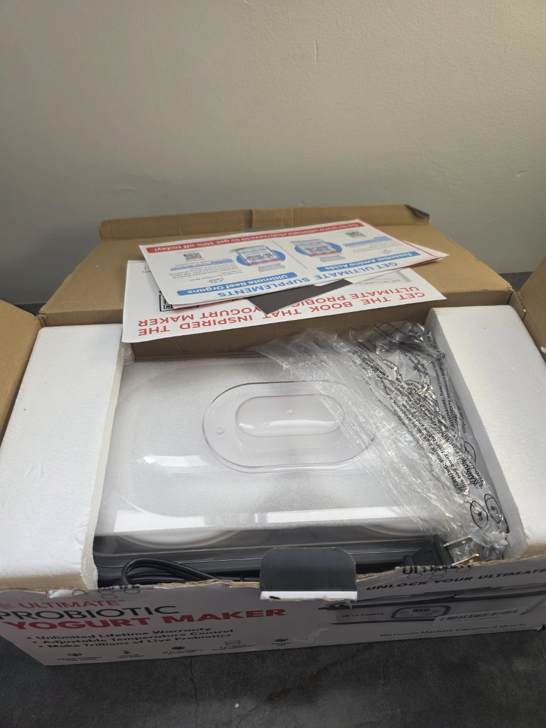Ultimate Probiotic Yogurt Maker - 2 Quarts - photo 4