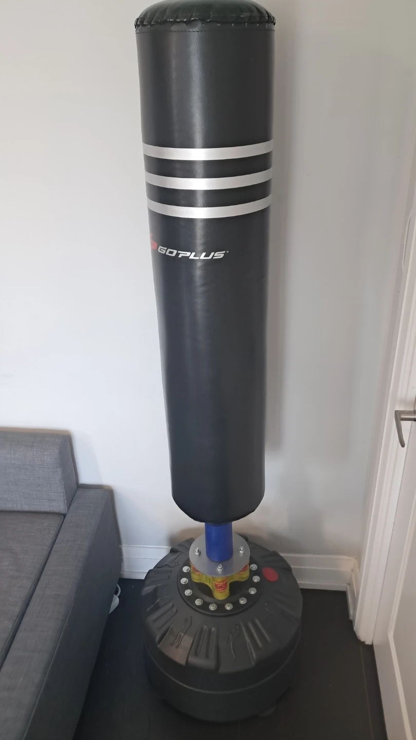 Standing Punching Bag with Boxing Gloves