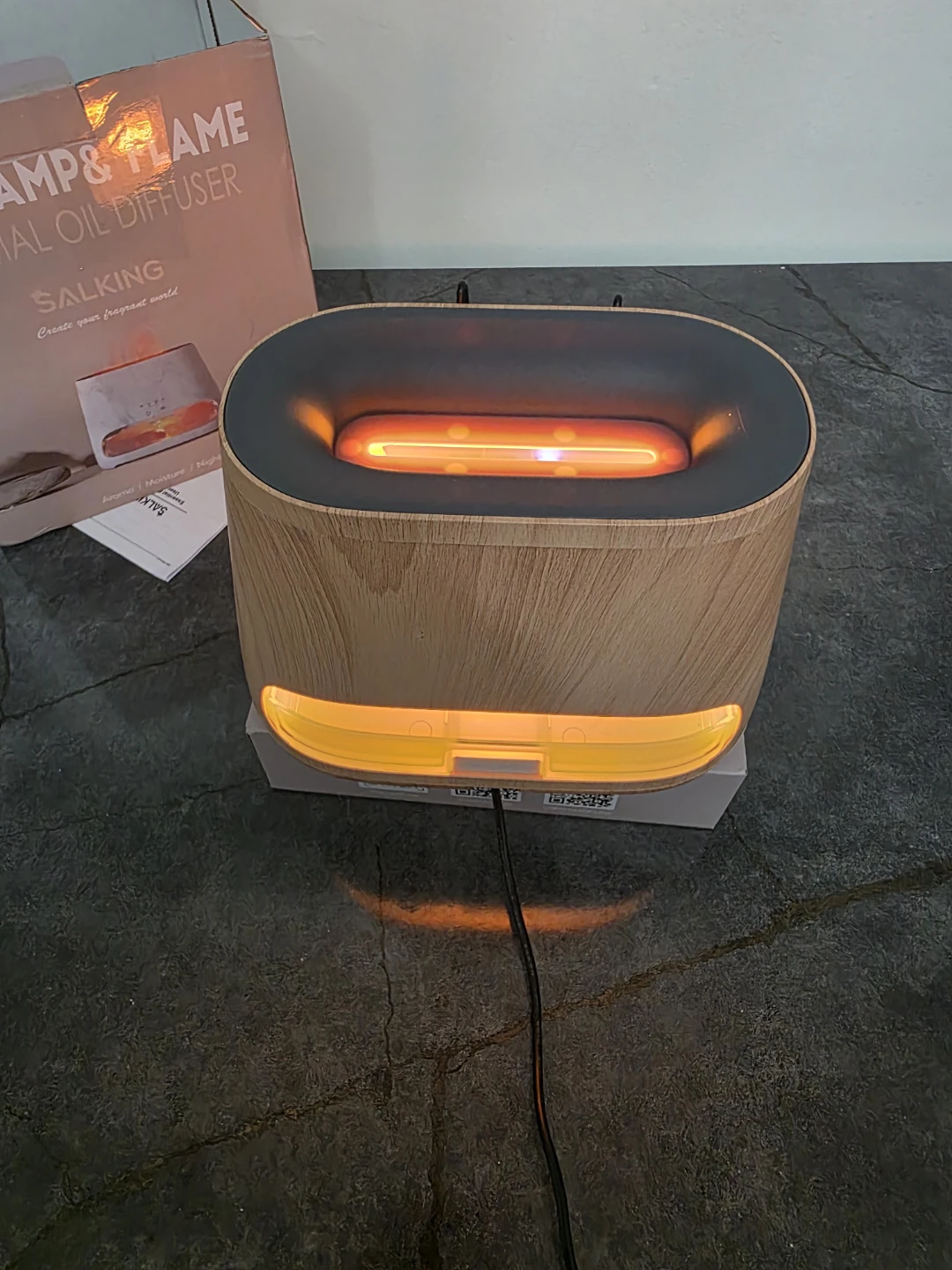 SALKING 3-in-1 Flame Diffuser & Salt Lamp - photo 2