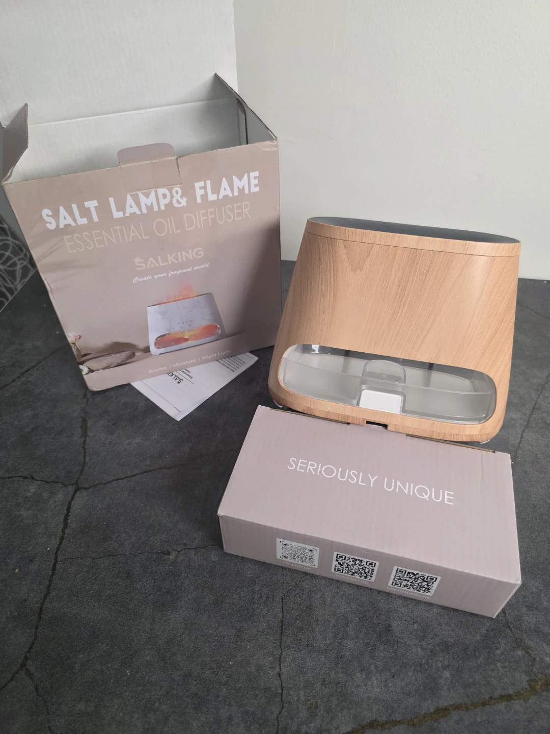 SALKING 3-in-1 Flame Diffuser & Salt Lamp - photo 3
