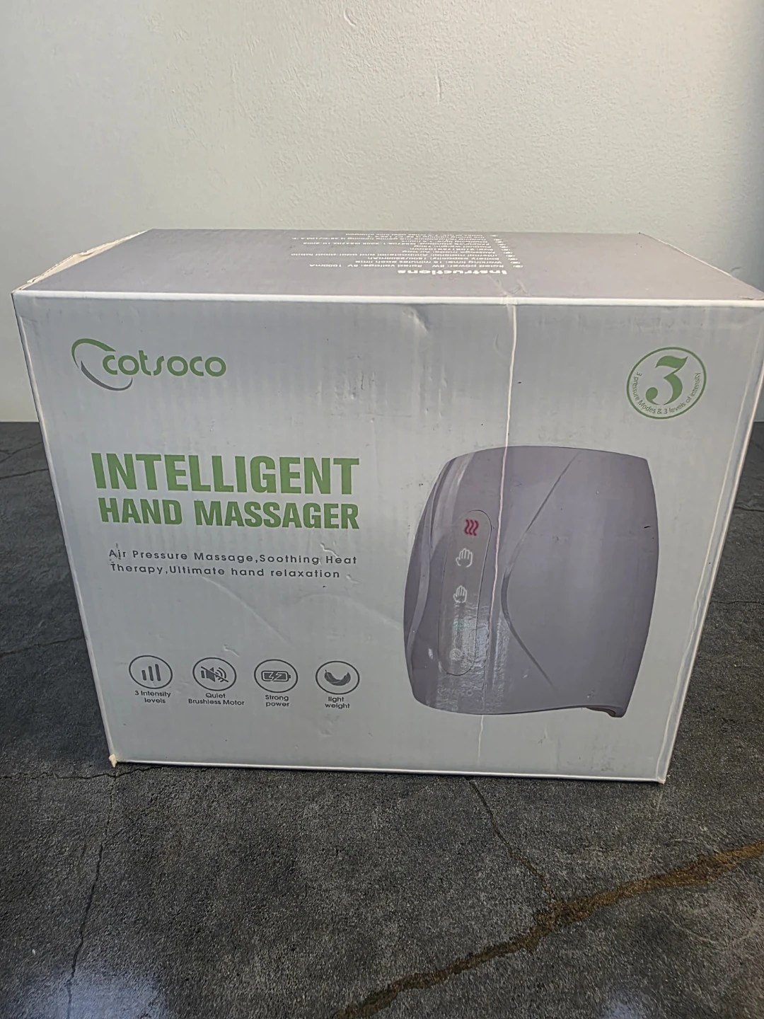 Cotsoco Intelligent Hand Massager - White
