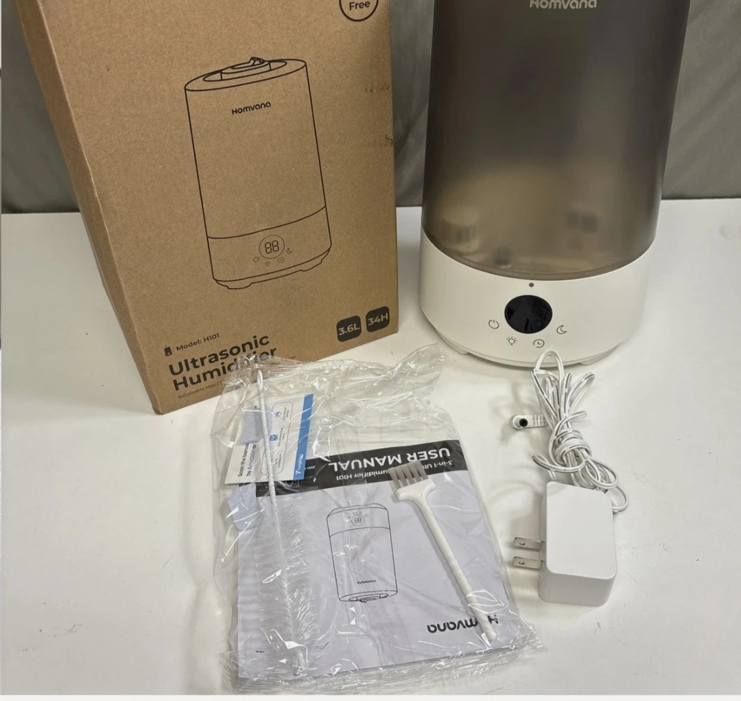 Homvana Ultrasonic Humidifier H101 3.6L BPA Free