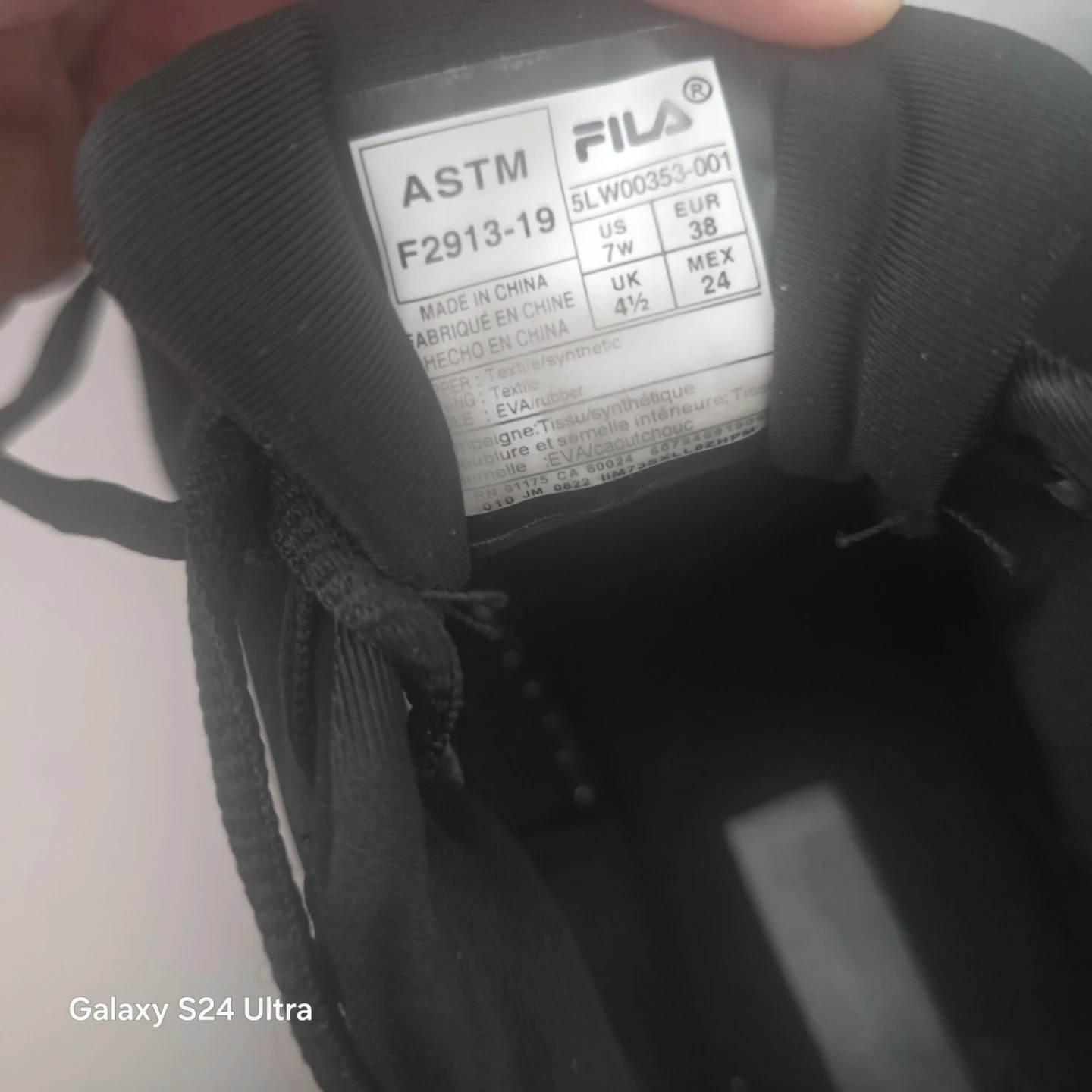 Fila Black ASTM F2913-19 Work Shoes - photo 3