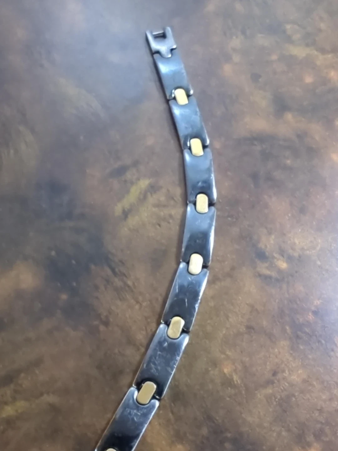 Grey and Gold Link Bracelet - photo 2