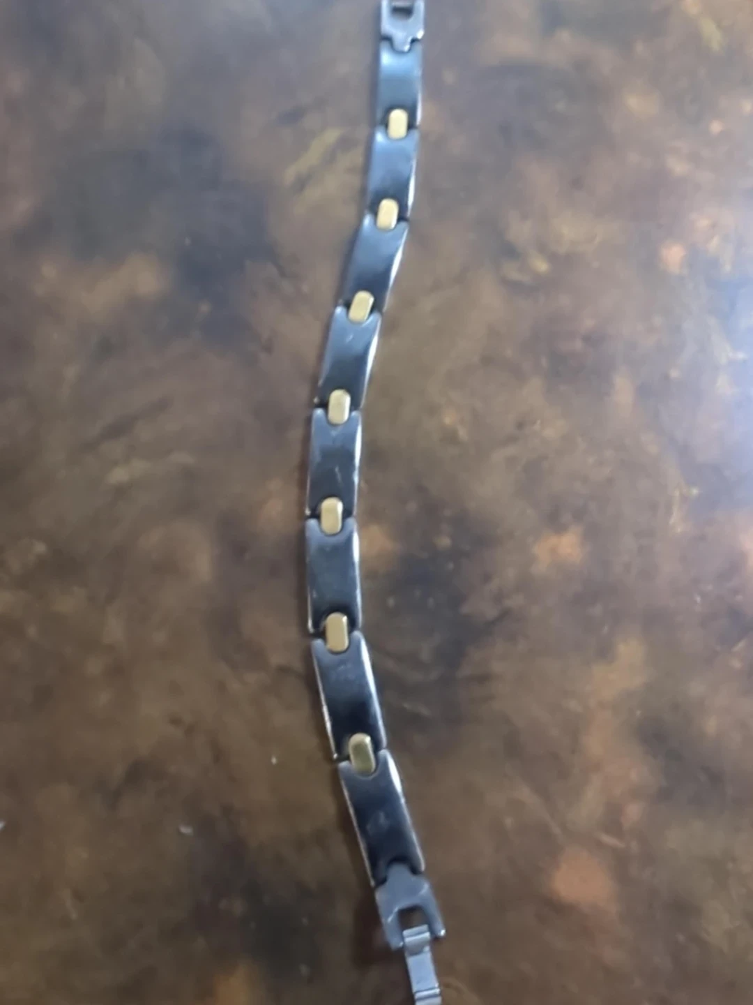 Grey and Gold Link Bracelet - photo 3