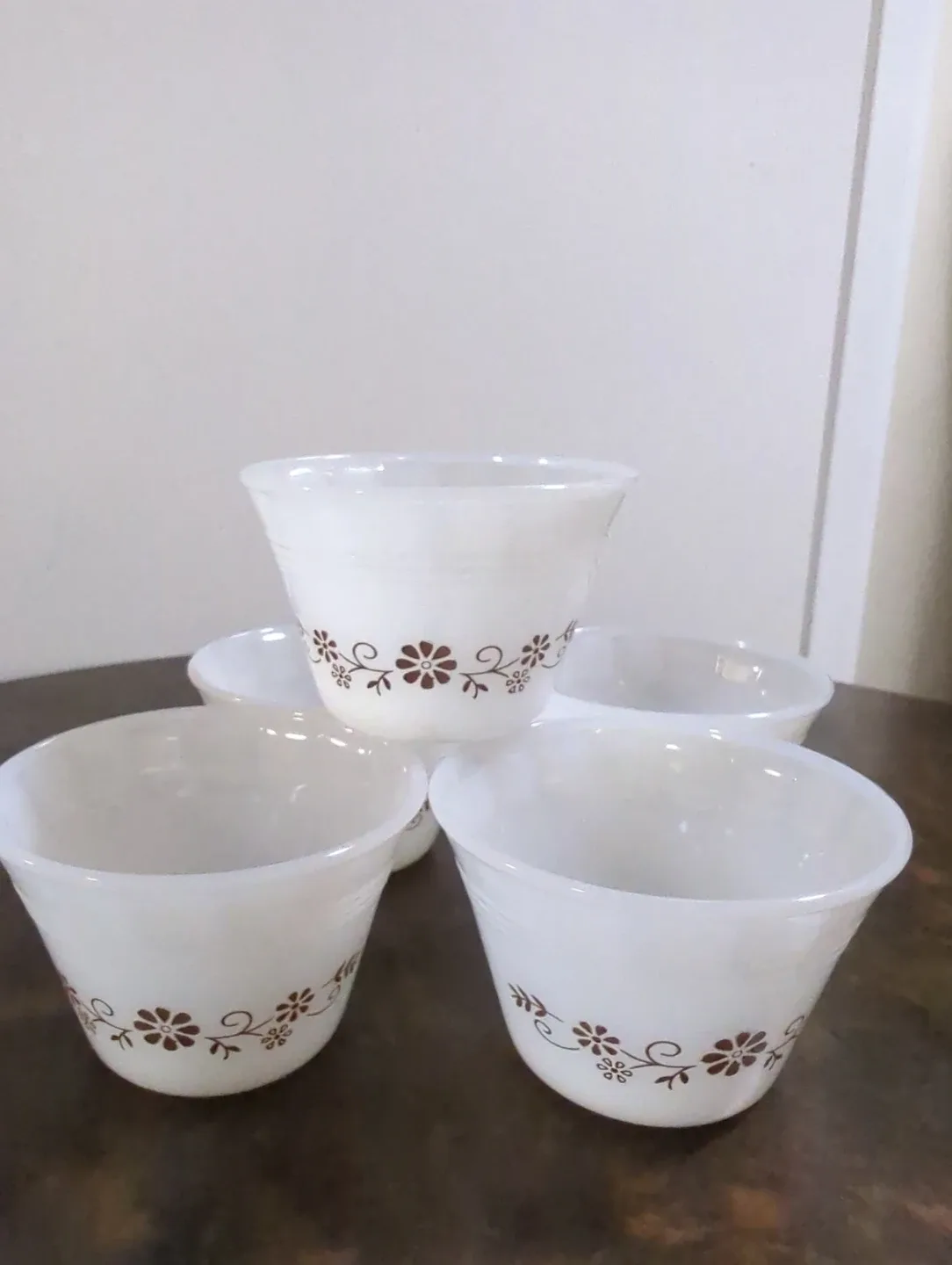 Set of 5 Fire-King Milk Glass Bowls - photo 2