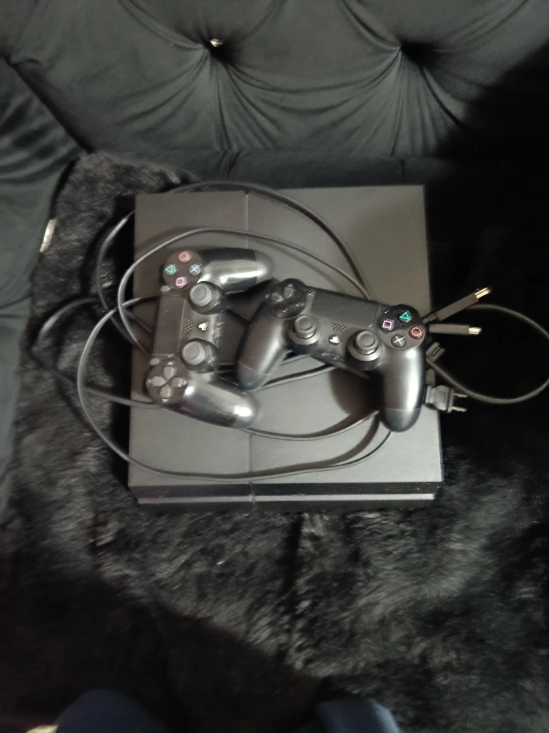 Sony PlayStation 4 Console with 2 Controllers