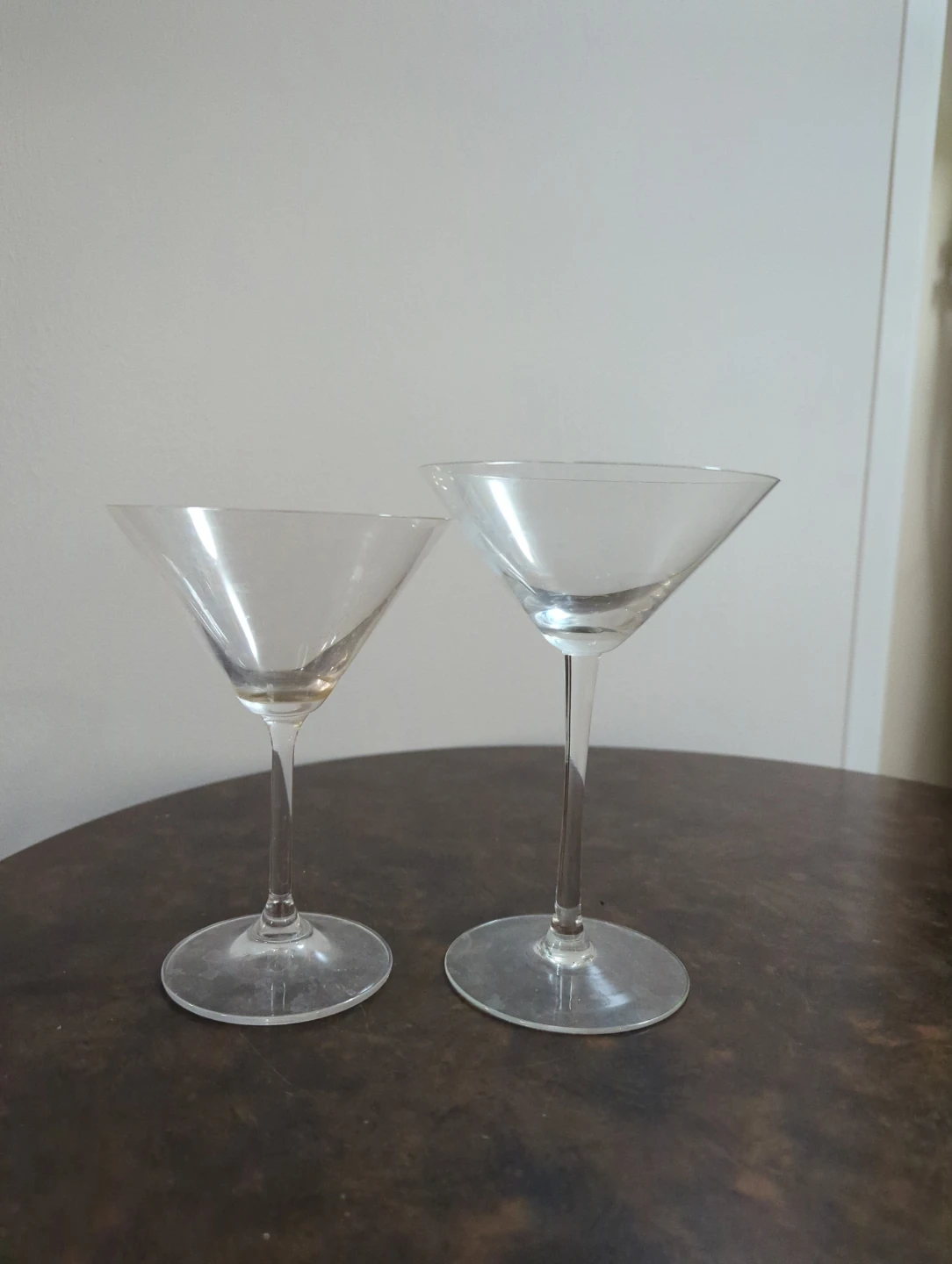 Set of 2 Martini Glasses