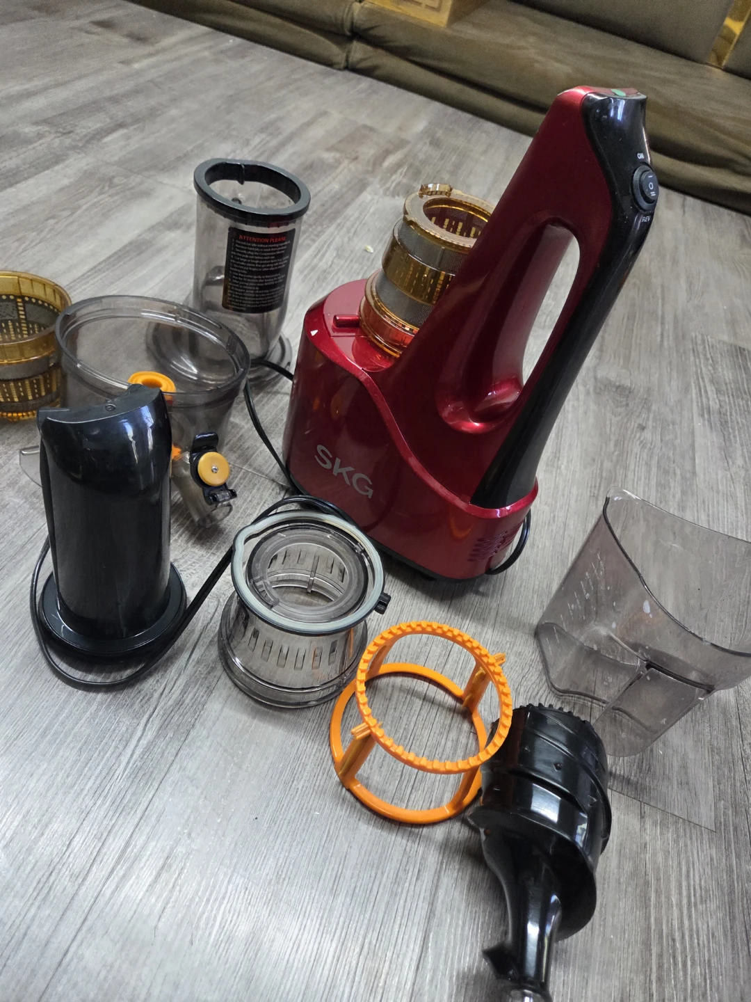 SKG Juicer - Red - photo 2