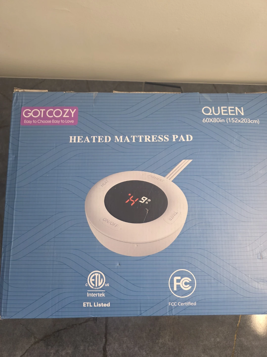 GOTCOZY Queen Heated Mattress Pad