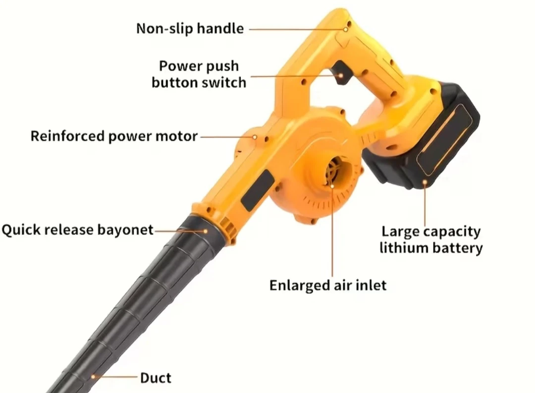 KROHCP 36V Cordless Leaf Blower/Vacuum - photo 3