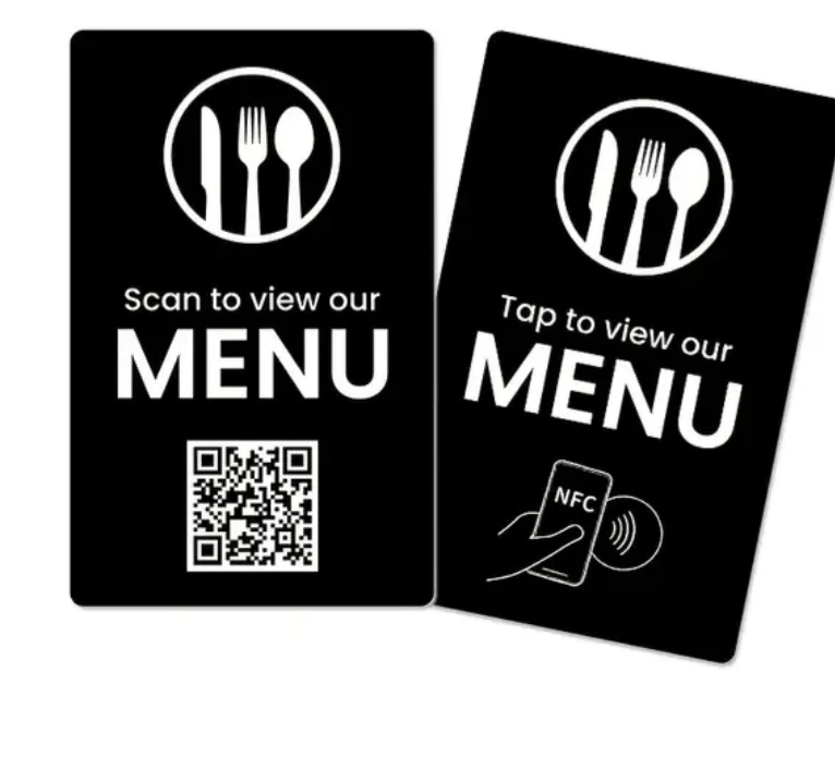 Social Media & Menu NFC/QR Code Cards - photo 2