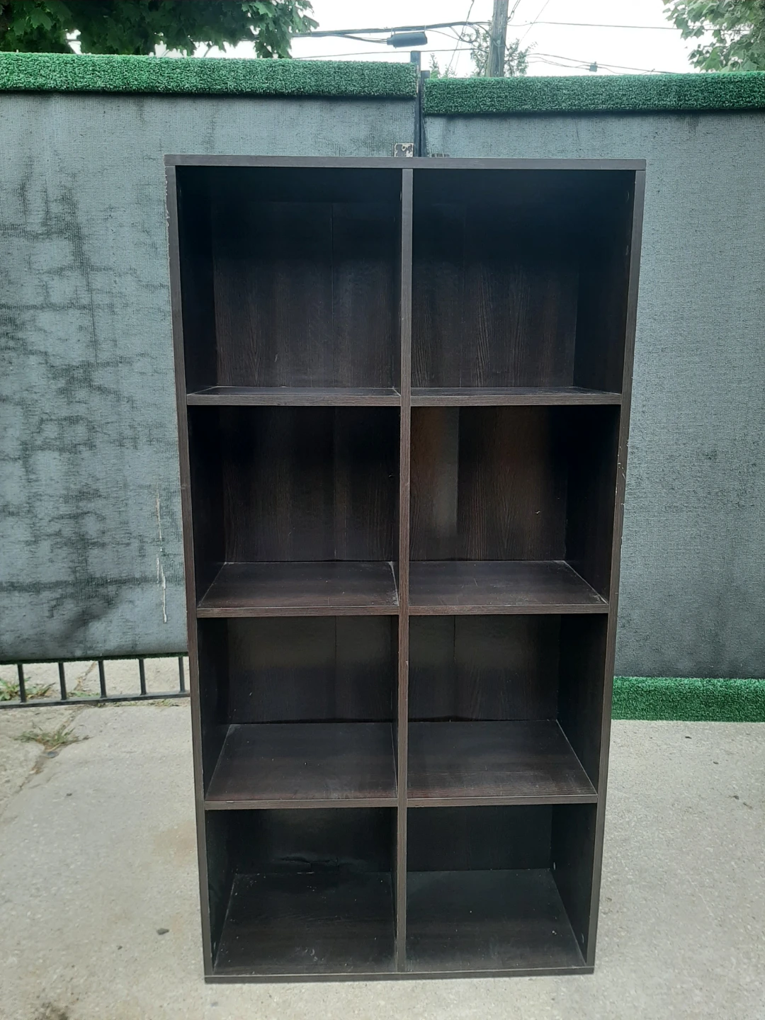 Dark Brown 8-Cube shelf