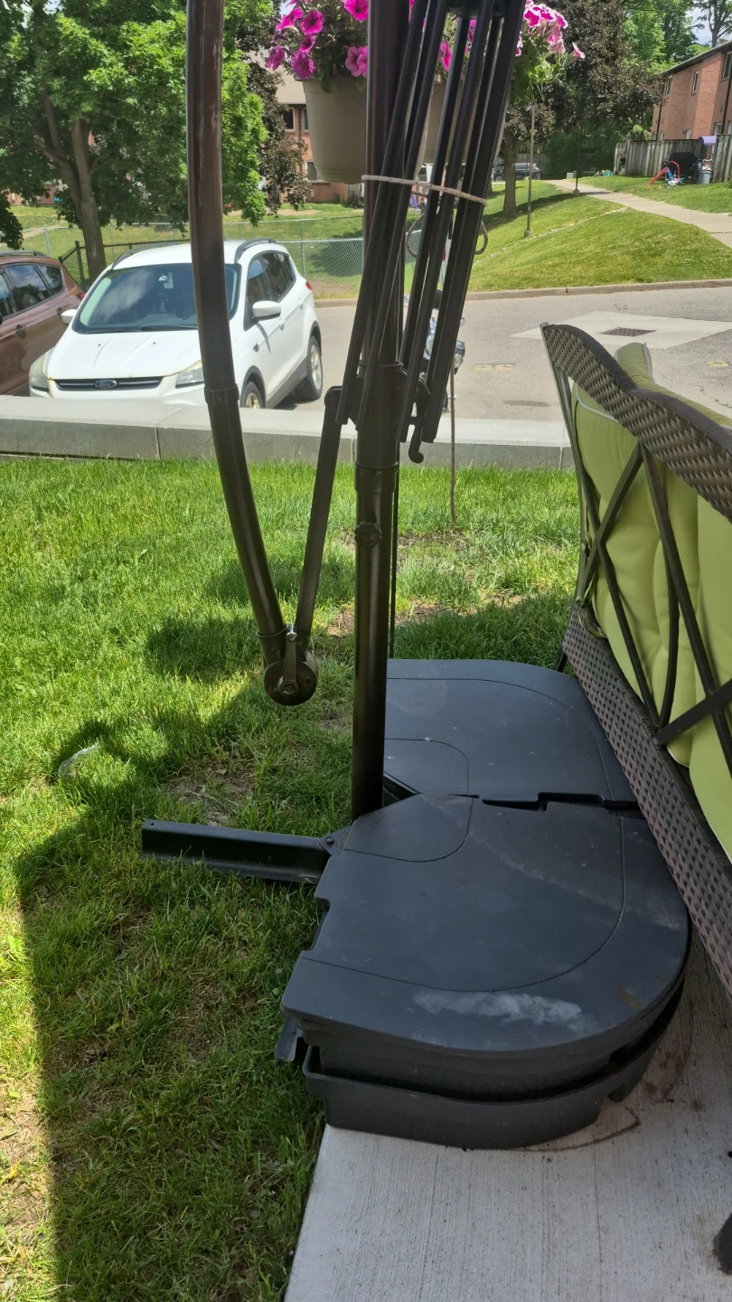 Outdoor Umbrella Base with Pole