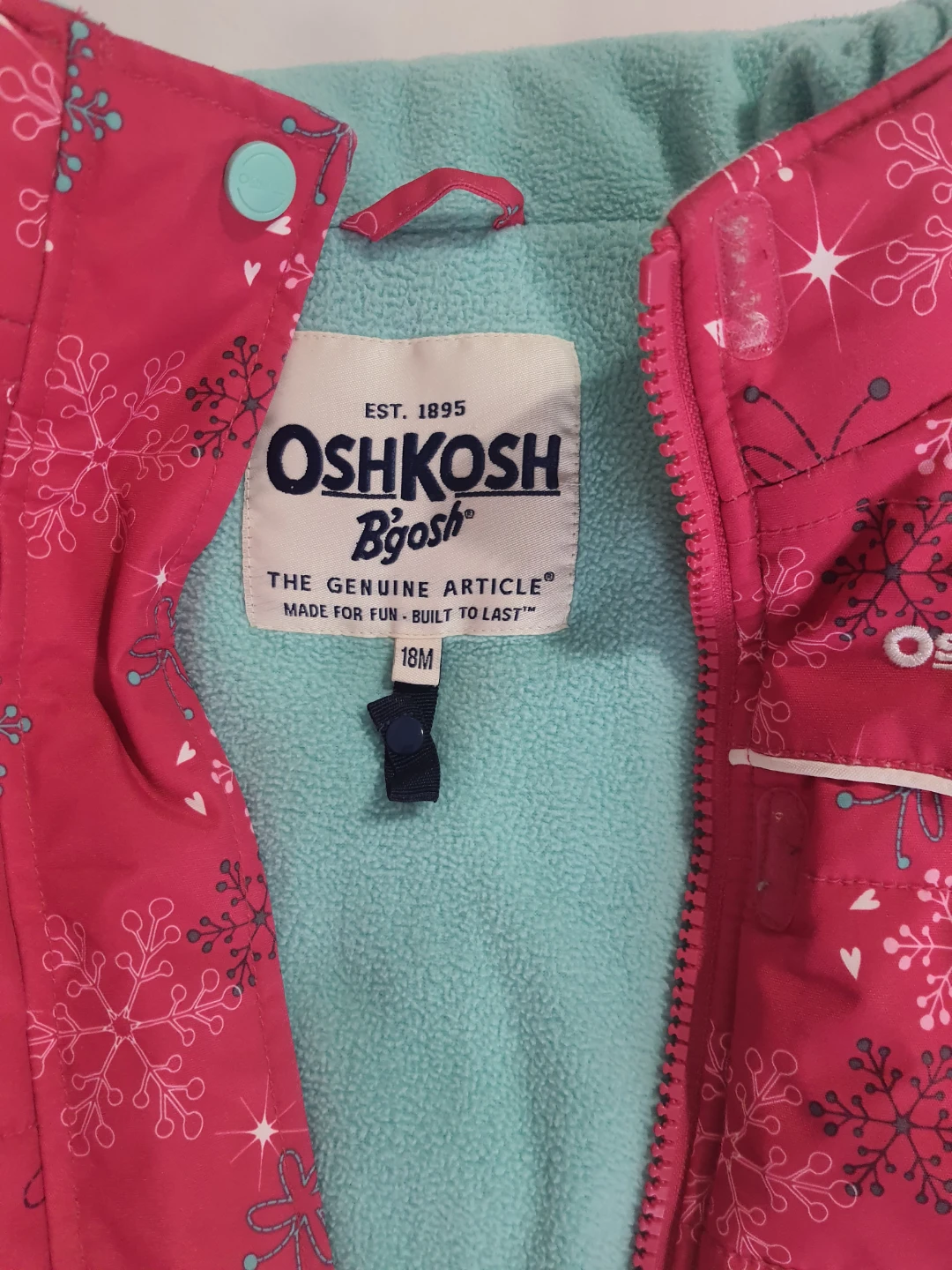 OshKosh B'gosh 5-Piece Snowsuit Set - 18 Months - photo 2