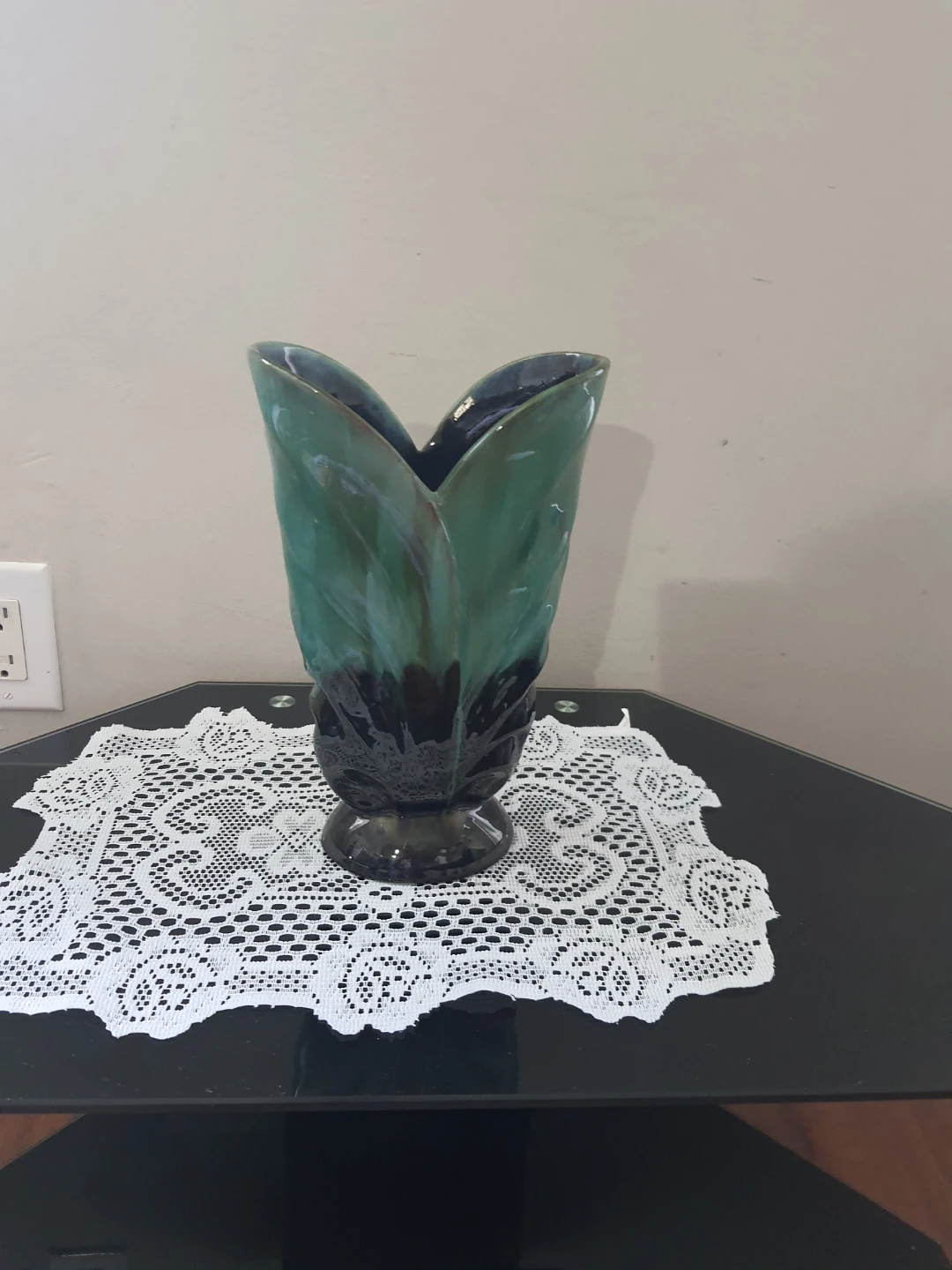 Green Ceramic Vase