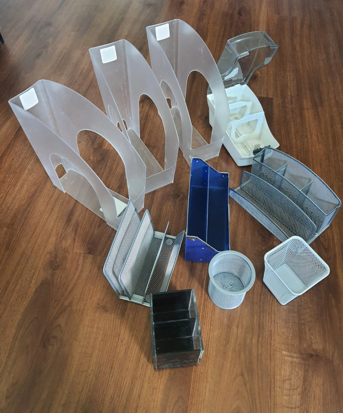 Assorted Desk Organizers and File Holders