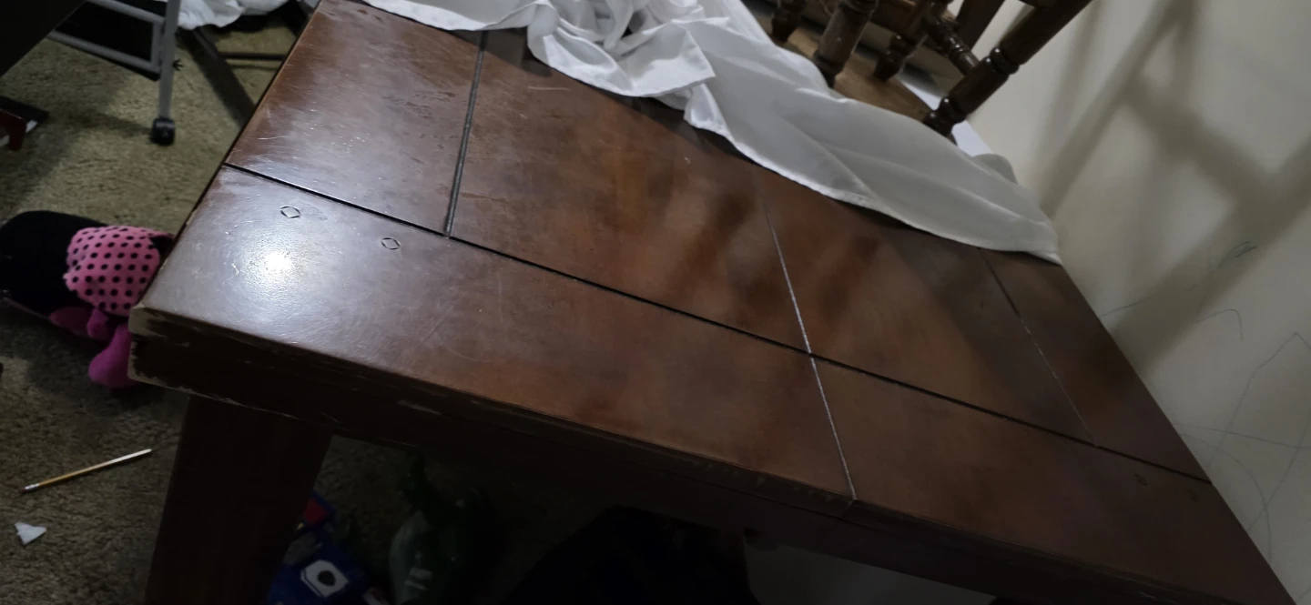 Wooden Dining Table with chairs - photo 2
