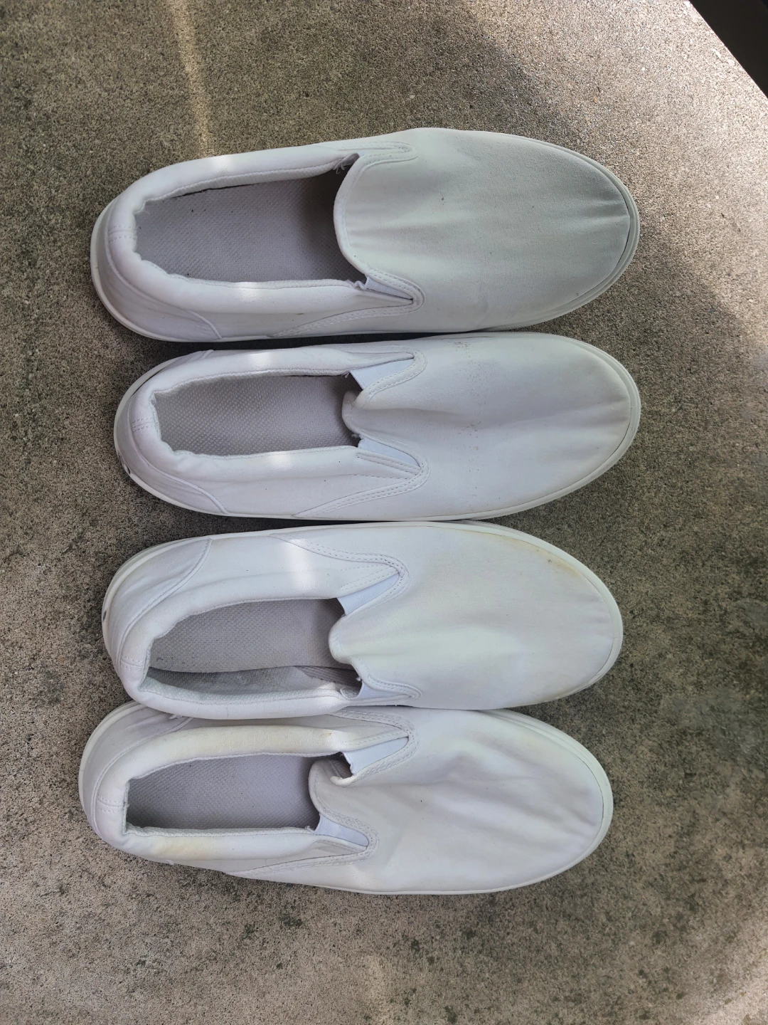 White Slip-On Shoes