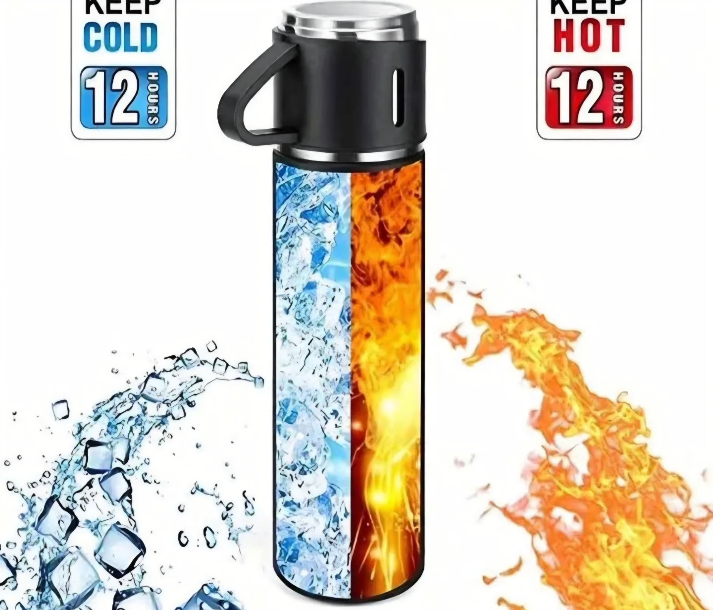 Vacuum Flask Set with 2 Cups - photo 2