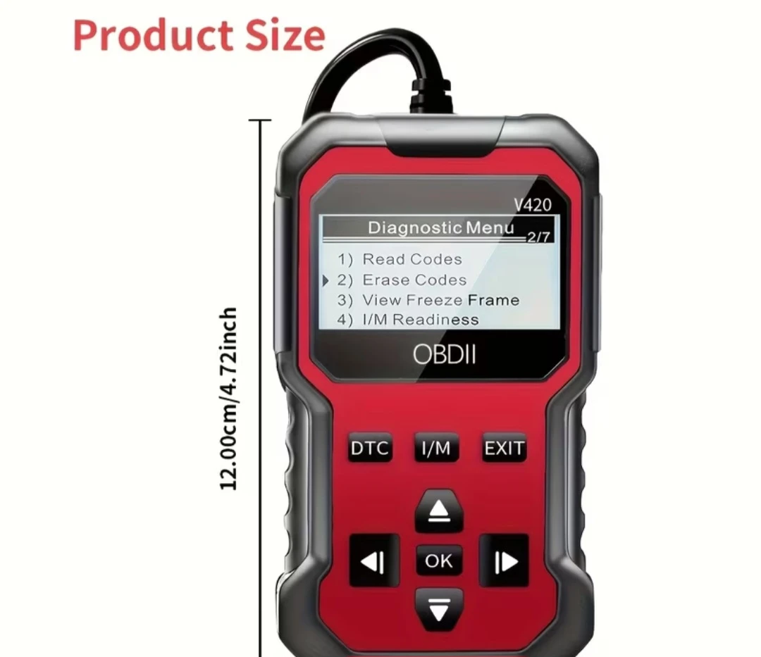 V420 OBDII Diagnostic Scan Tool - photo 4