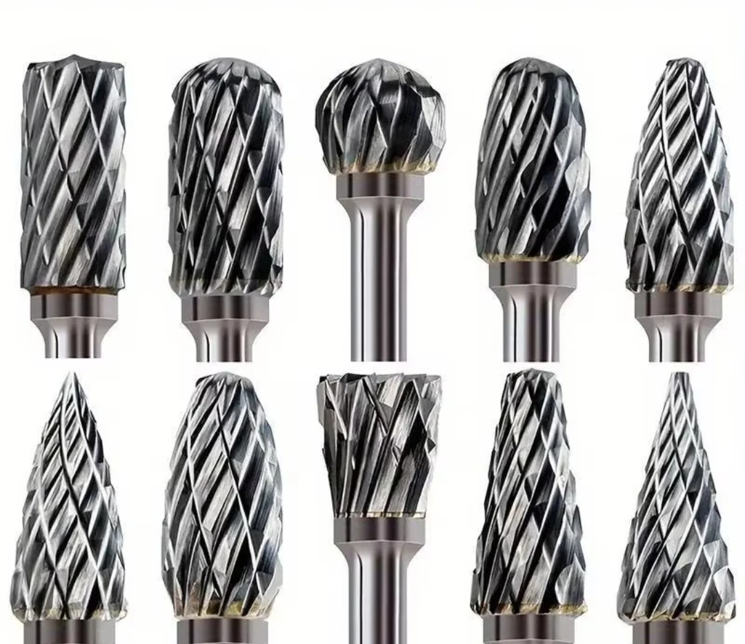 10pc Rotary File Set Carving Burr Bits - photo 2