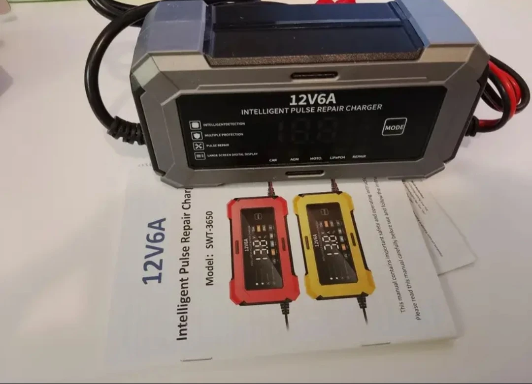 12V6A Intelligent Pulse Battery Charger