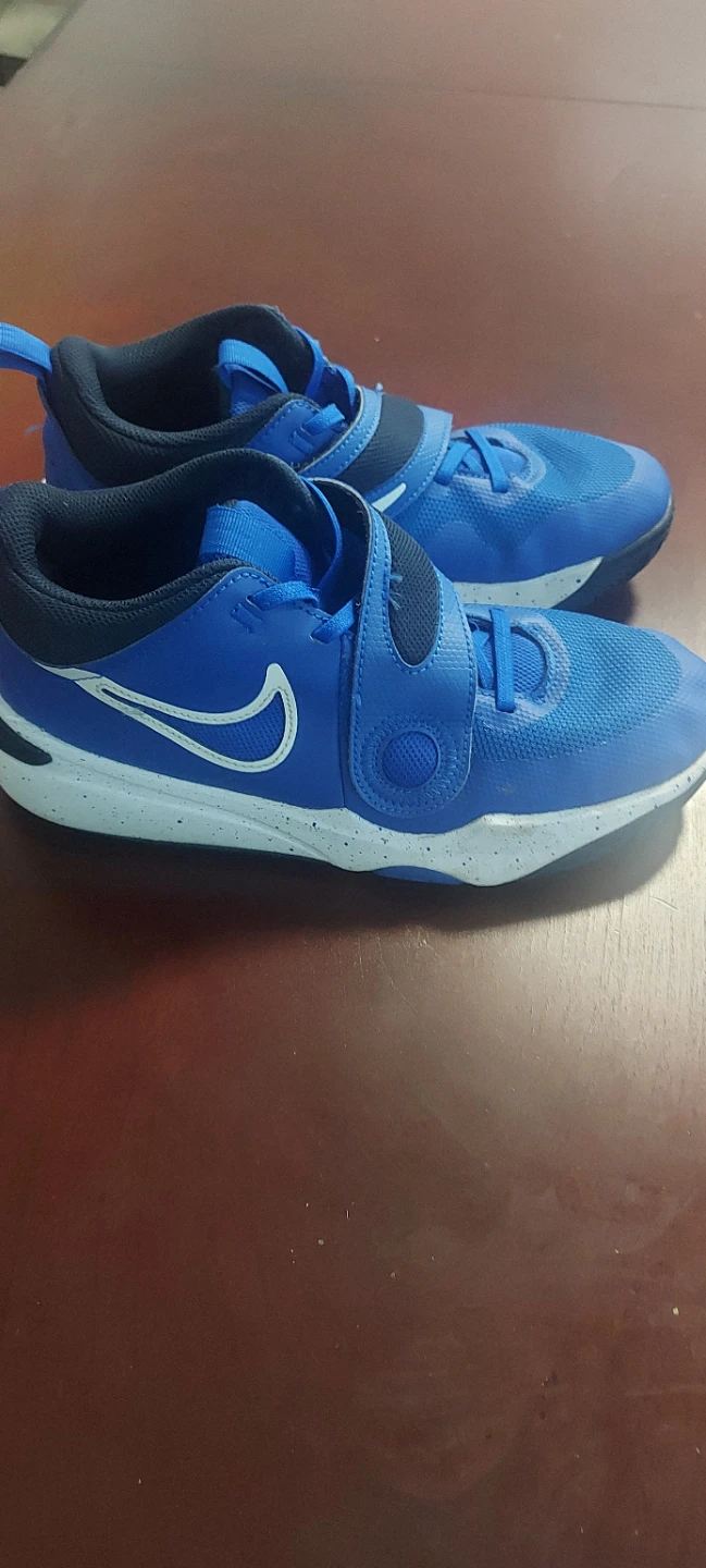 Nike Blue Basketball Shoes - photo 4