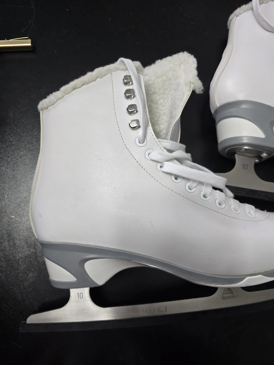White Figure Skates - Size 10
