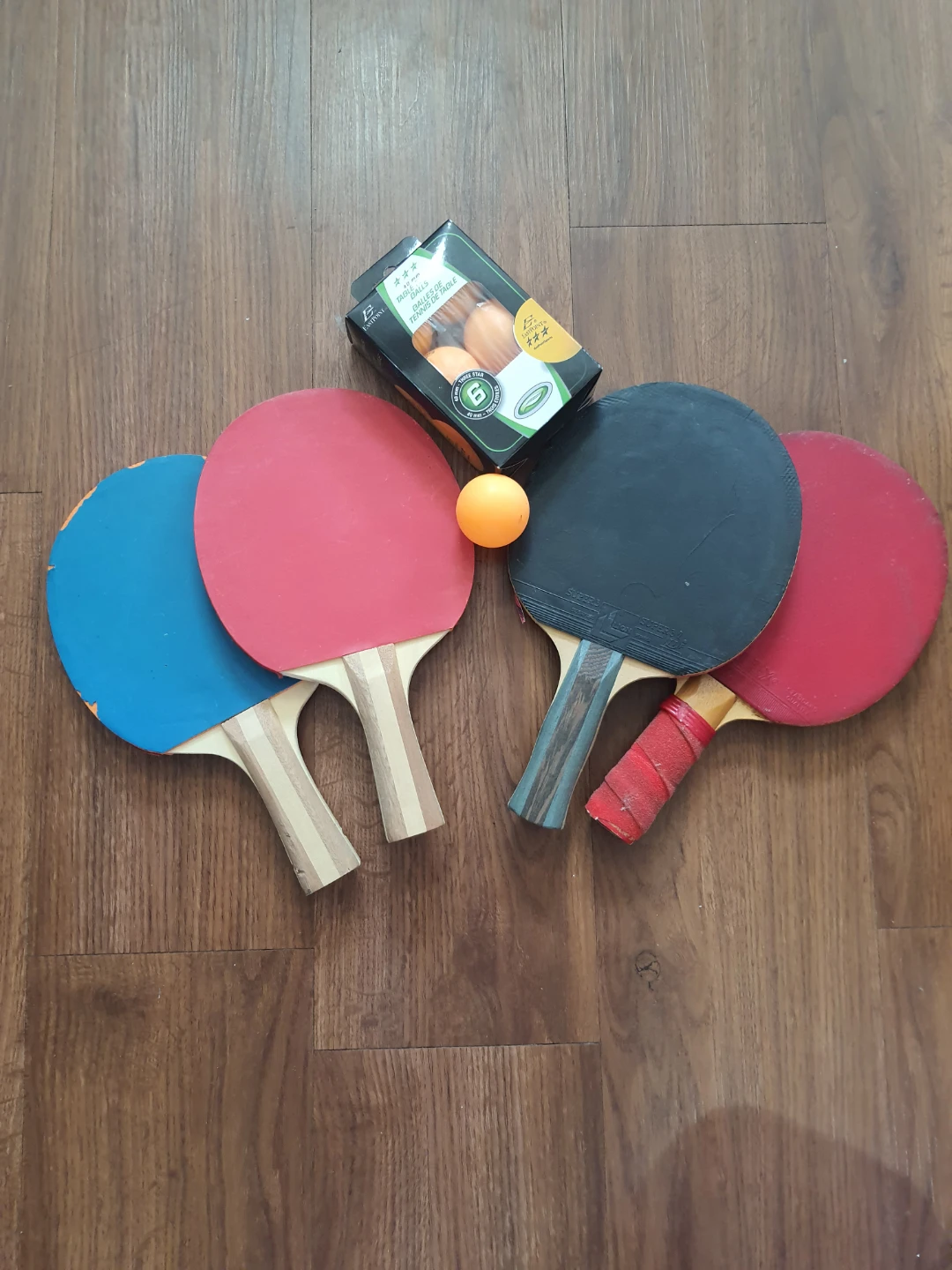 Table Tennis Paddles and Balls Set