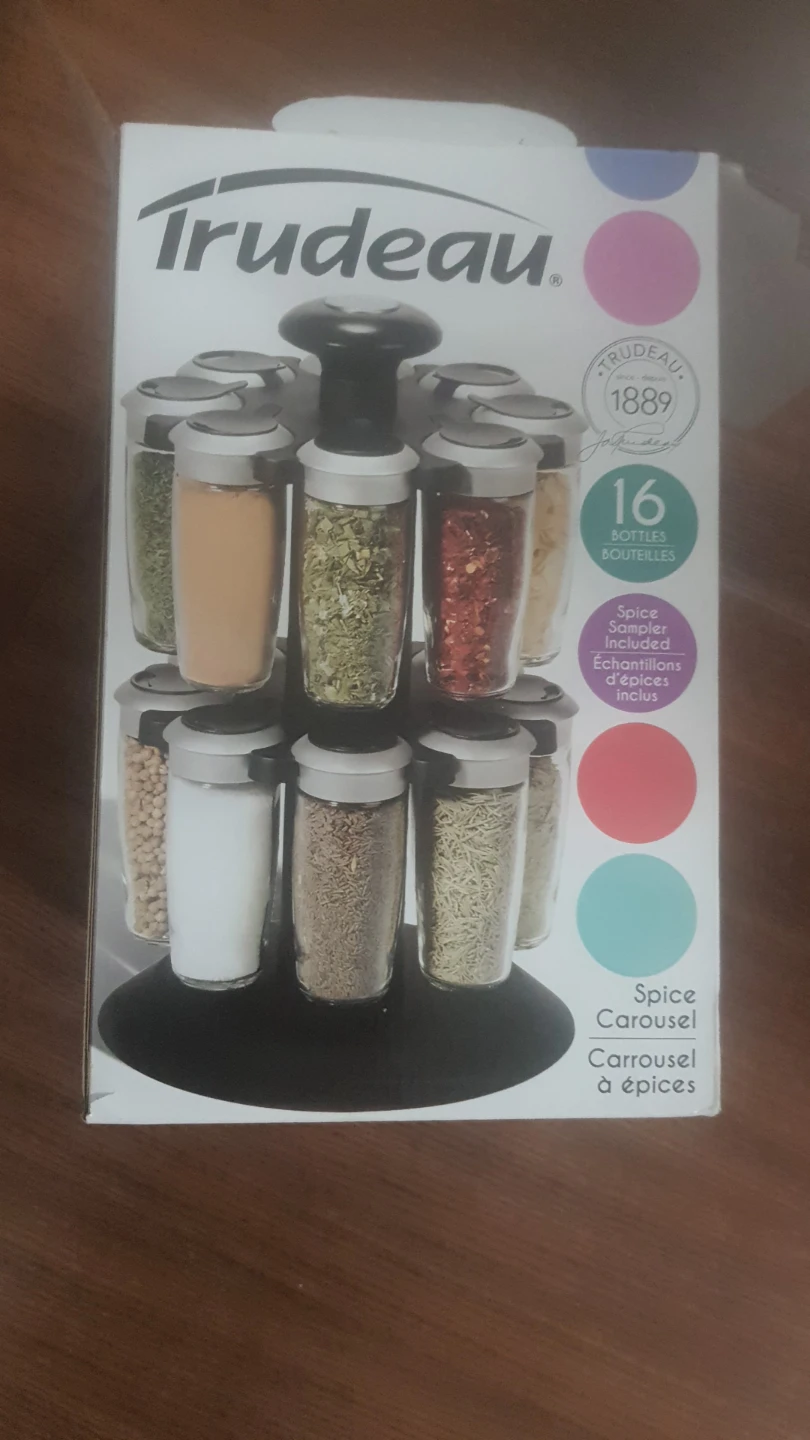 Trudeau Spice Carousel with 16 Bottles - photo 2