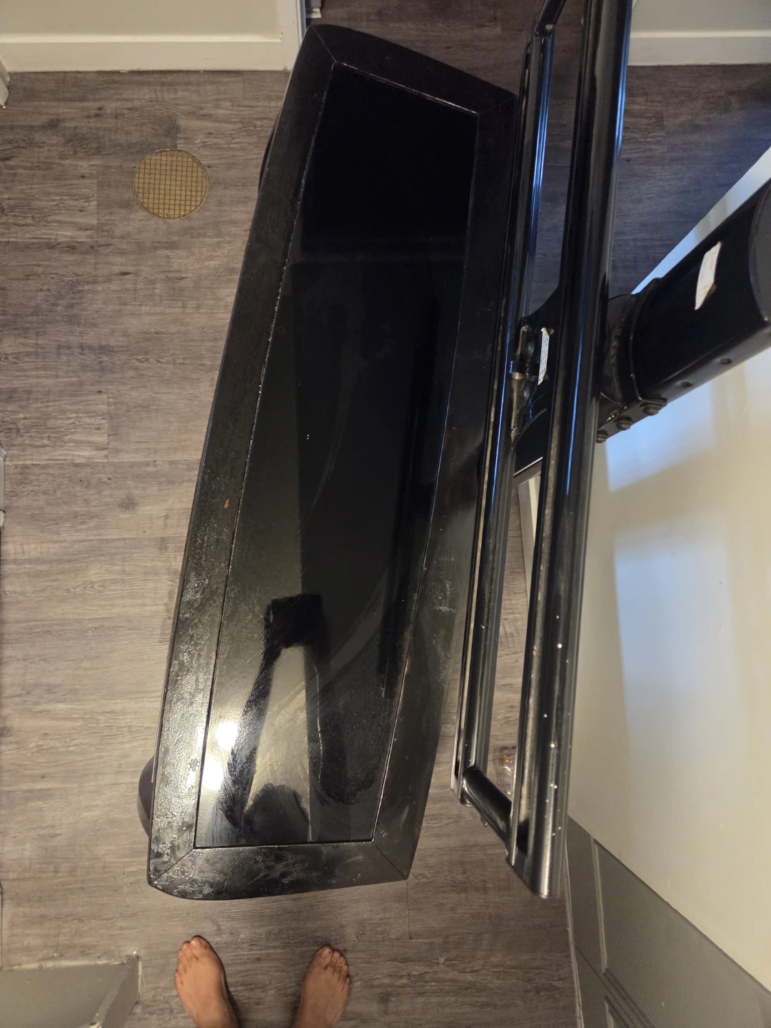 Black TV Stand with Mount - photo 2