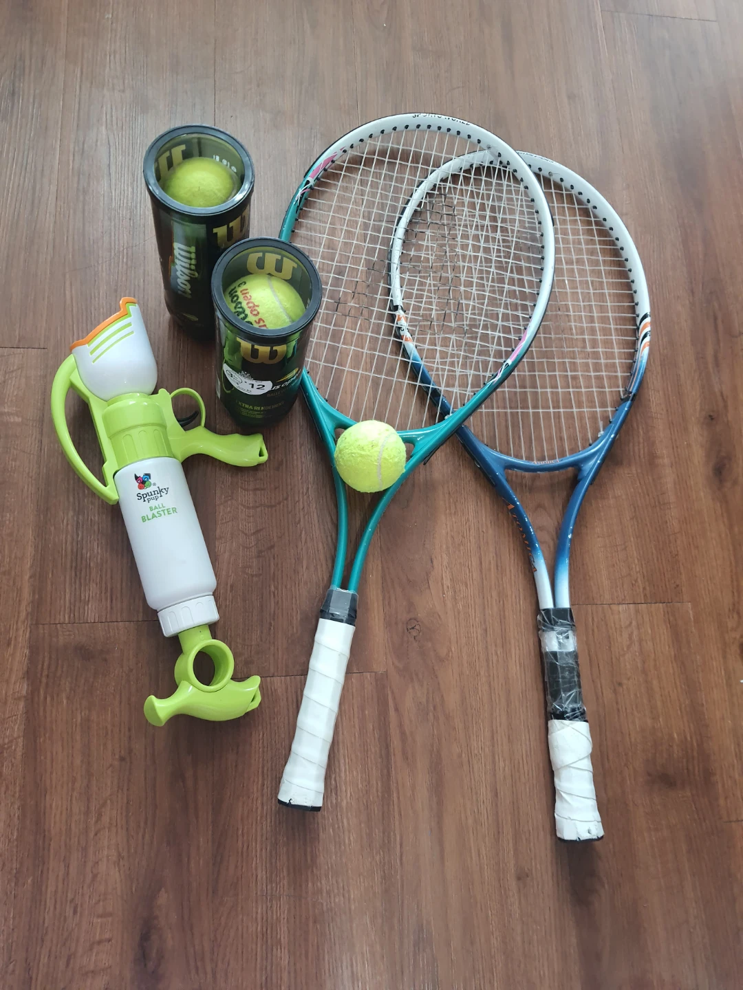 Tennis Rackets with Balls