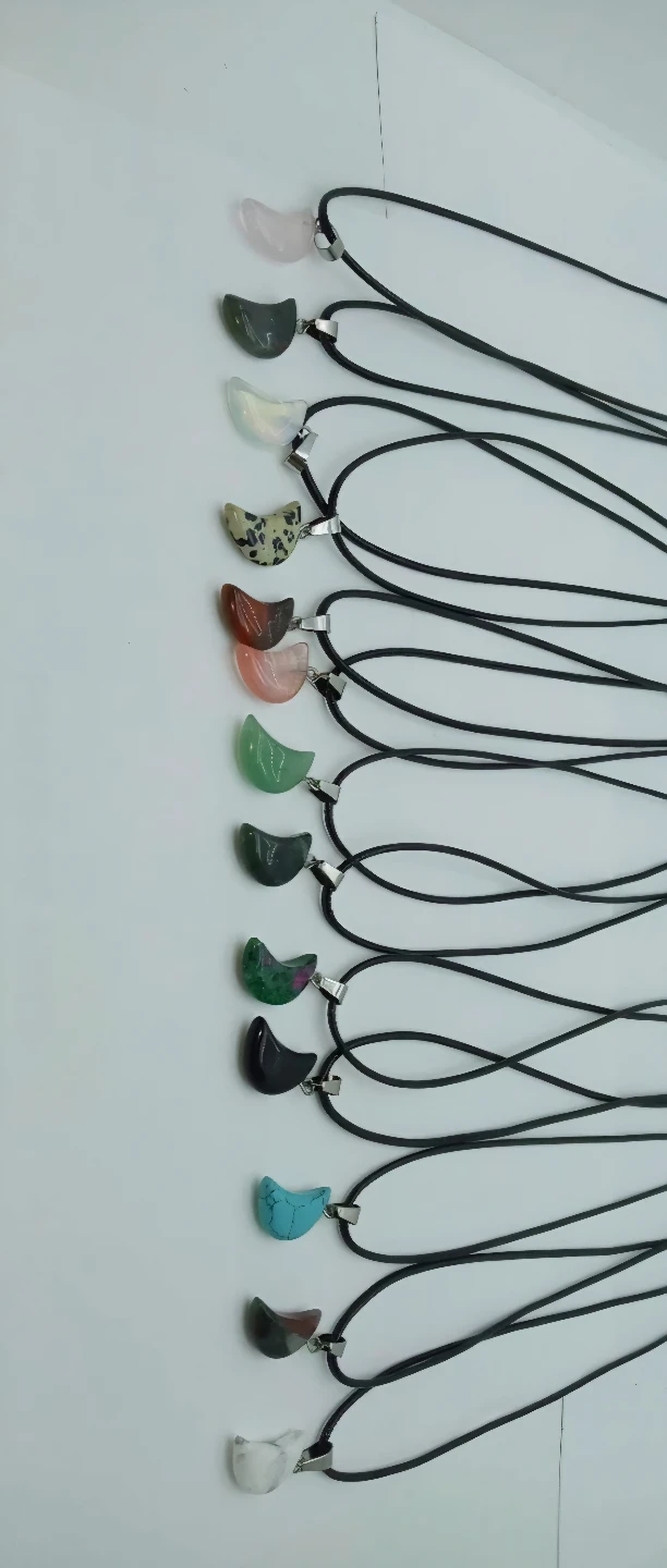 Crescent Moon Pendant Necklaces brand New