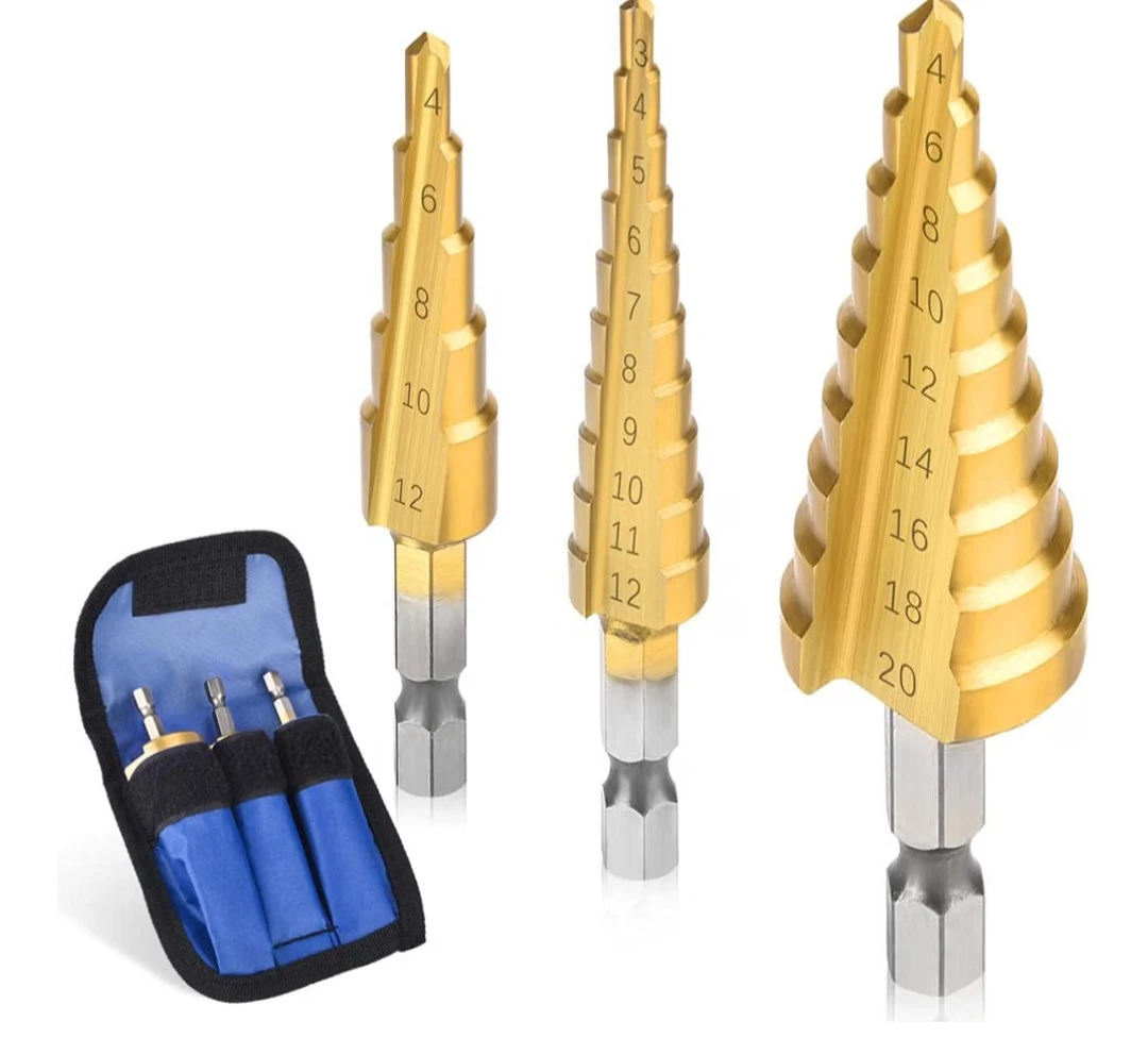 Step Drill Bit Set (3-Piece) - photo 2